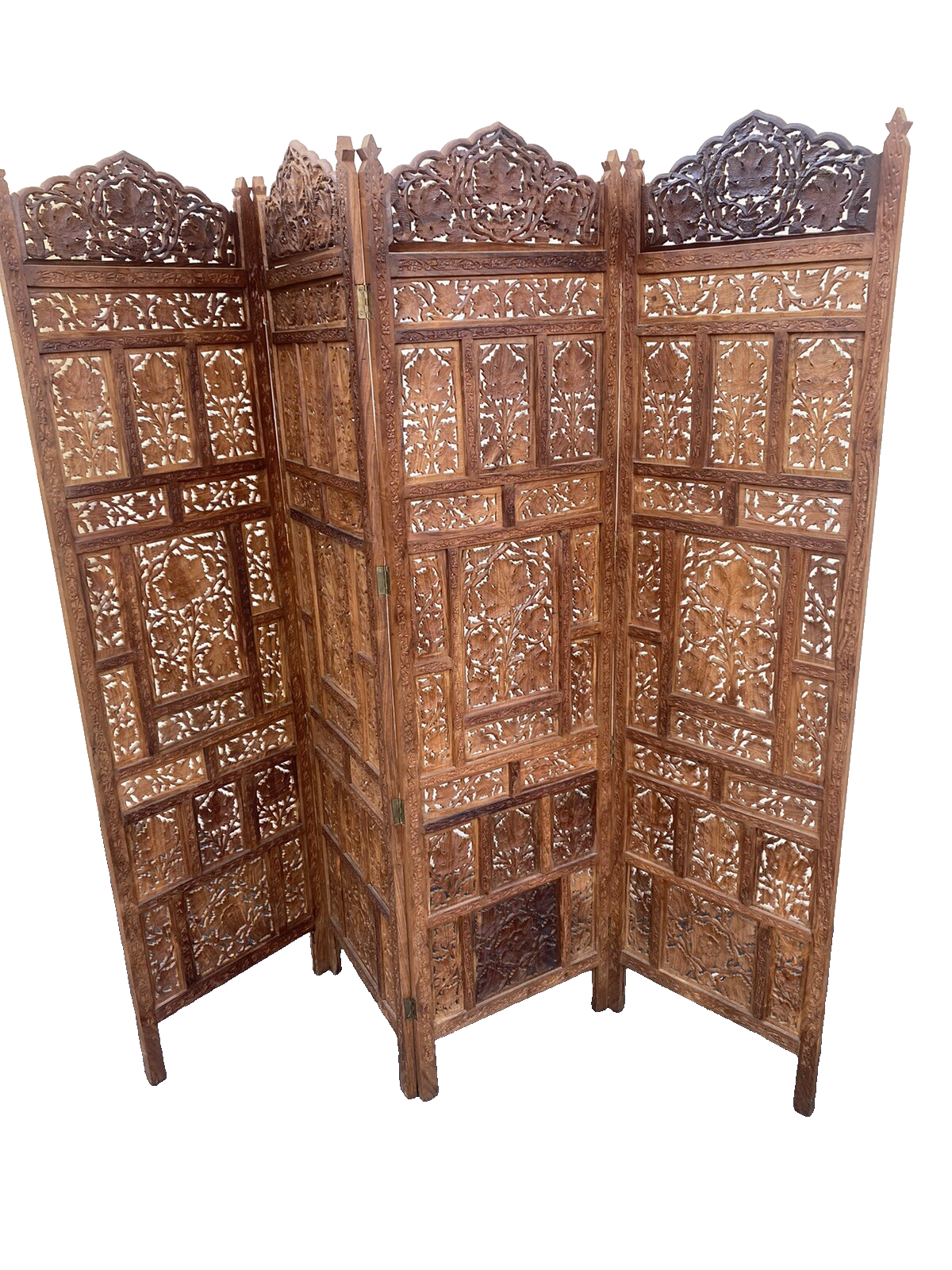 65534 Oriental Hand Made Wood Dressing Screen Room Divider