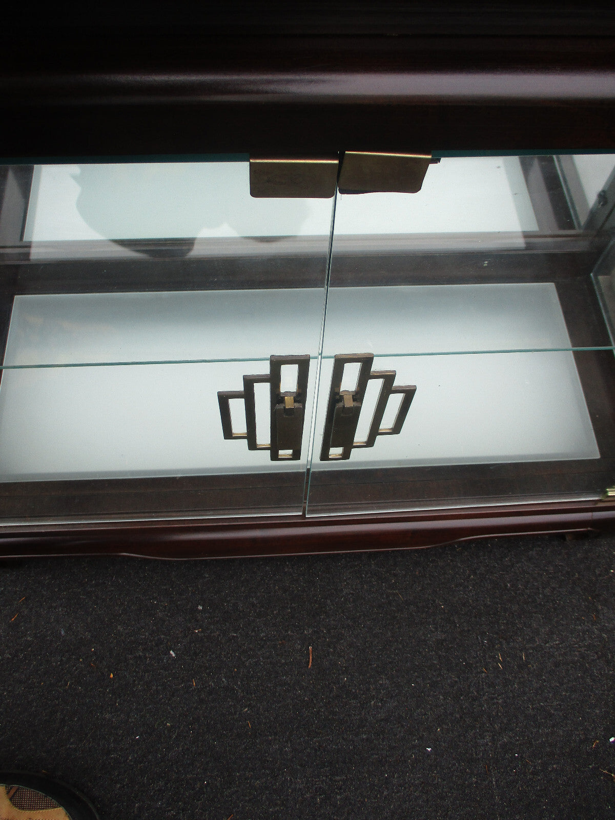 64181   Oriental Credenza Curio with Light PULASKI Furniture