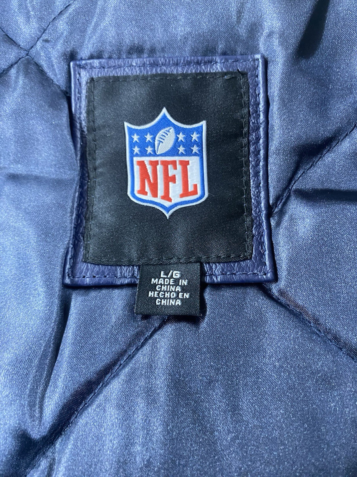 ES 230:    Dallas Cowboys 5 Time Super Bowl Leather NFL  Football Jacket  LARGE