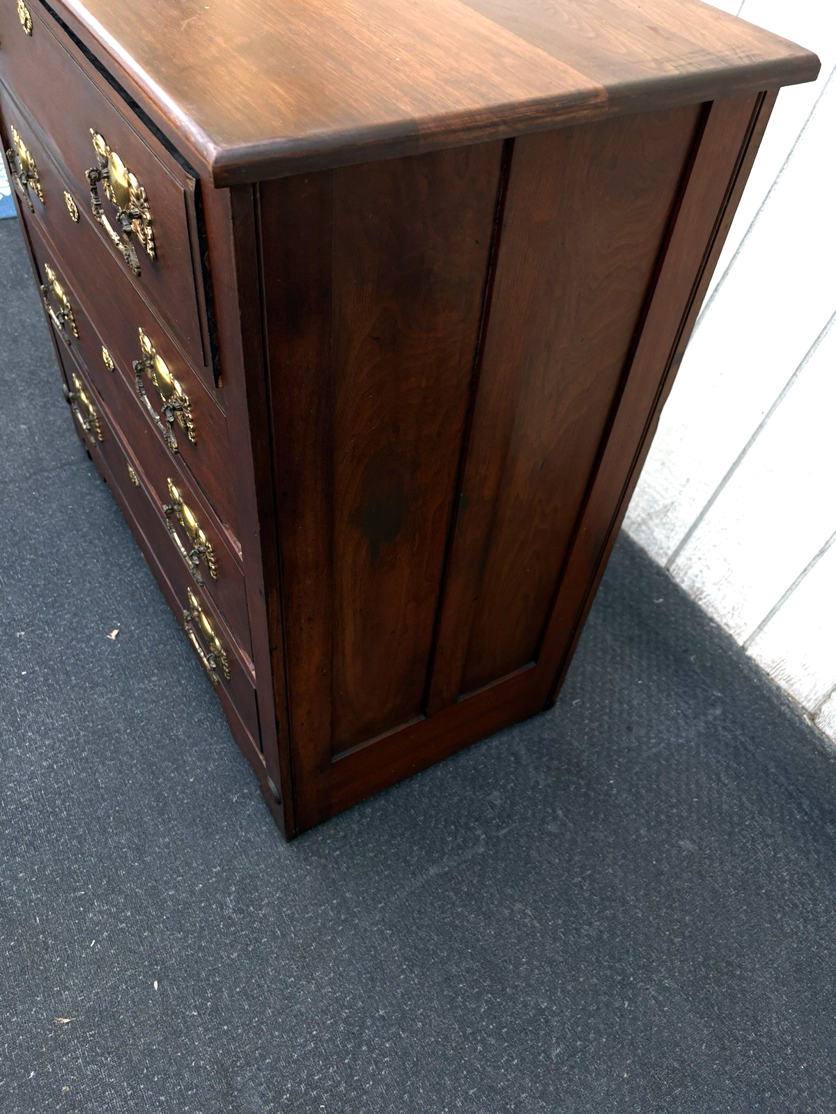 00001 Antique Victorian Mahogany  Dresser Chest