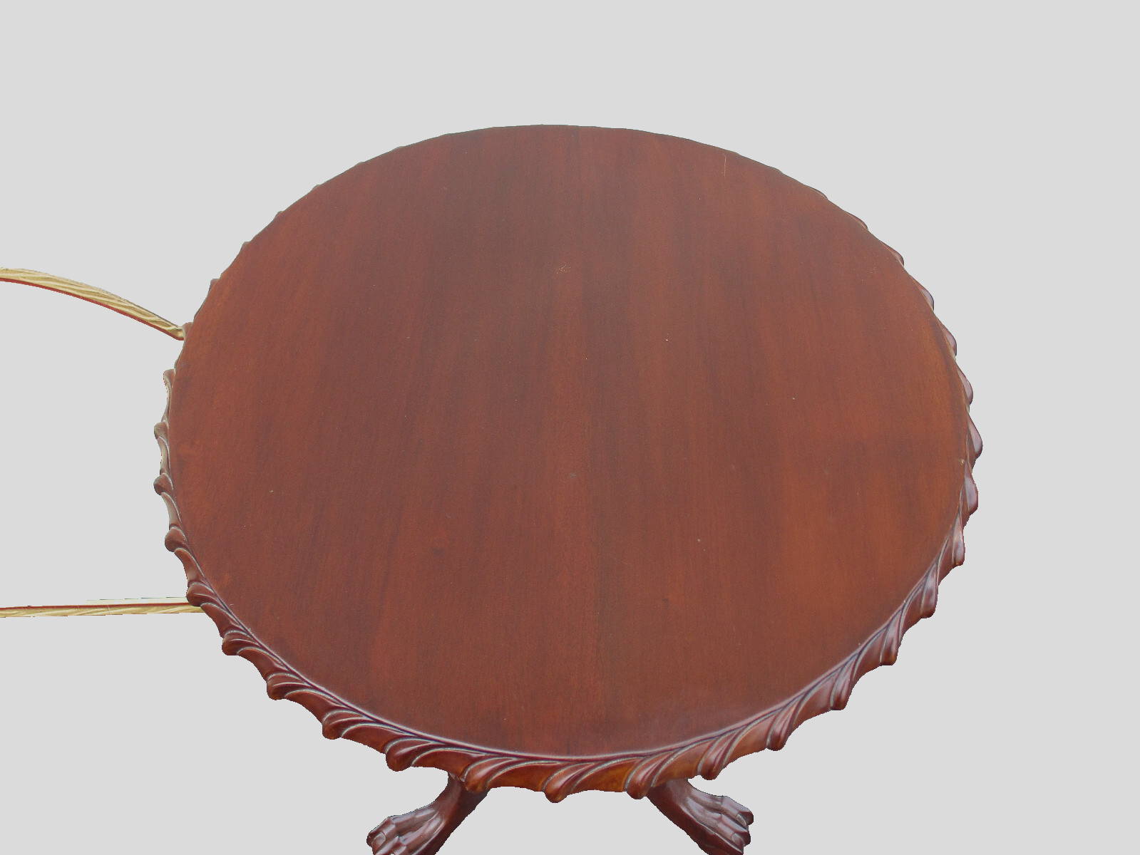 64461  Solid Mahogany Tilt Top Lamp table Stand   It also Revolves