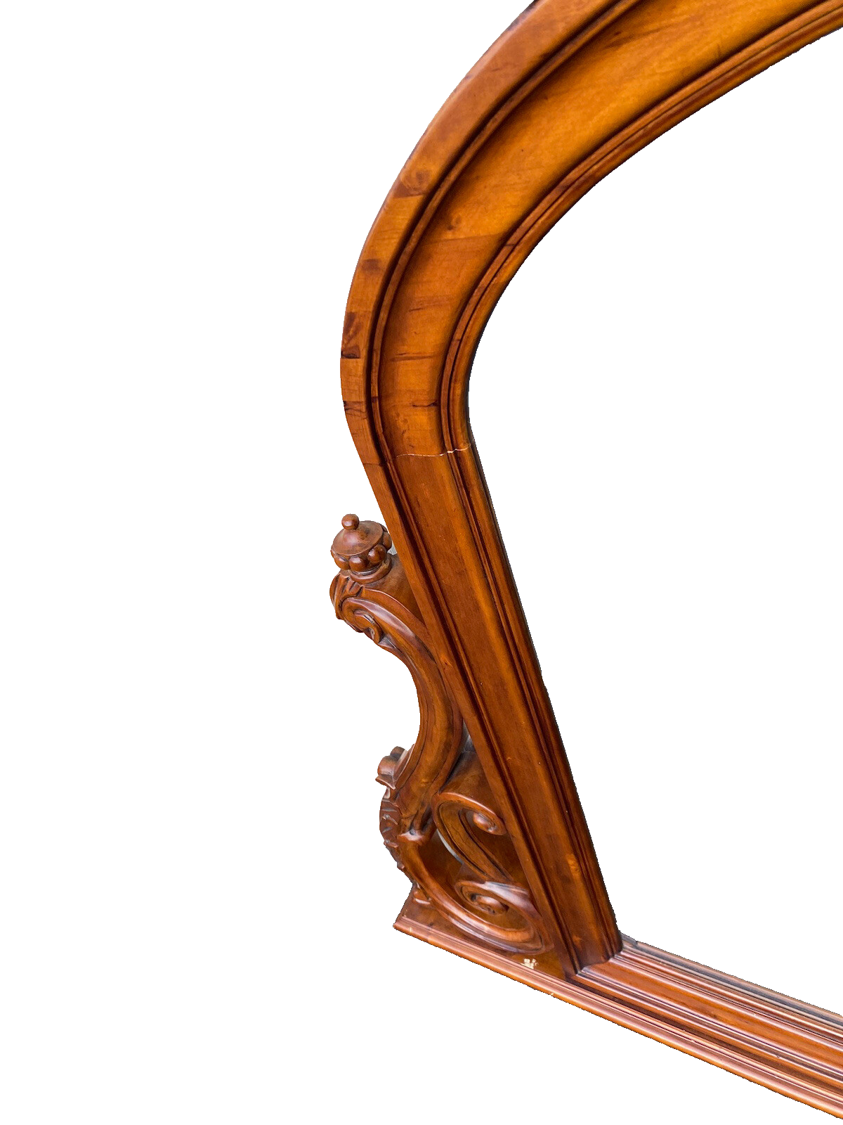 64904   PULASKI Large Beveled Dresser Mirror in Carved Frame