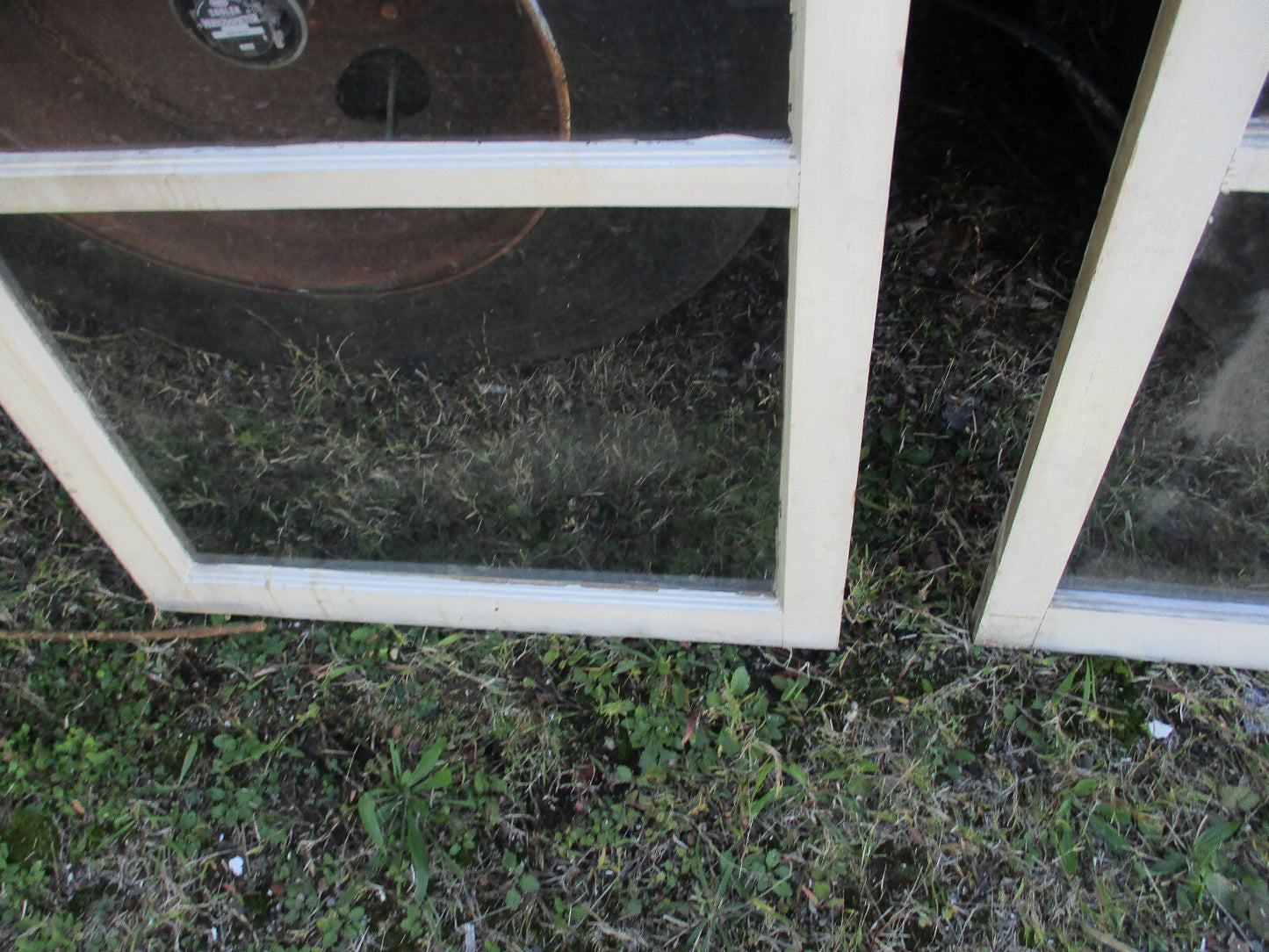 DOOR 13:   Pair Antique Victorian Storm Windows