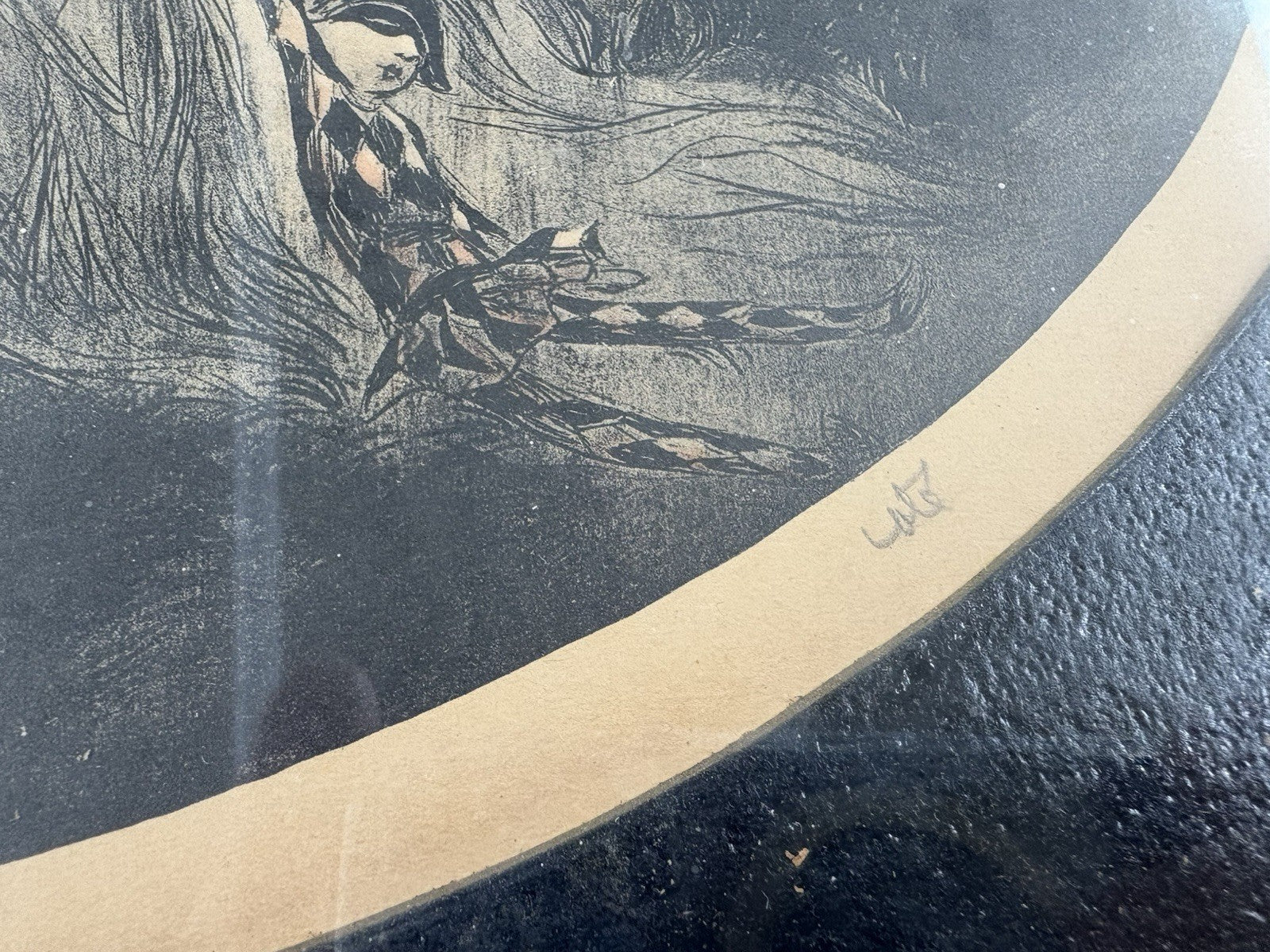 ART MS:      Deco Print French Dolls Cote'  Louis XV Style Picture