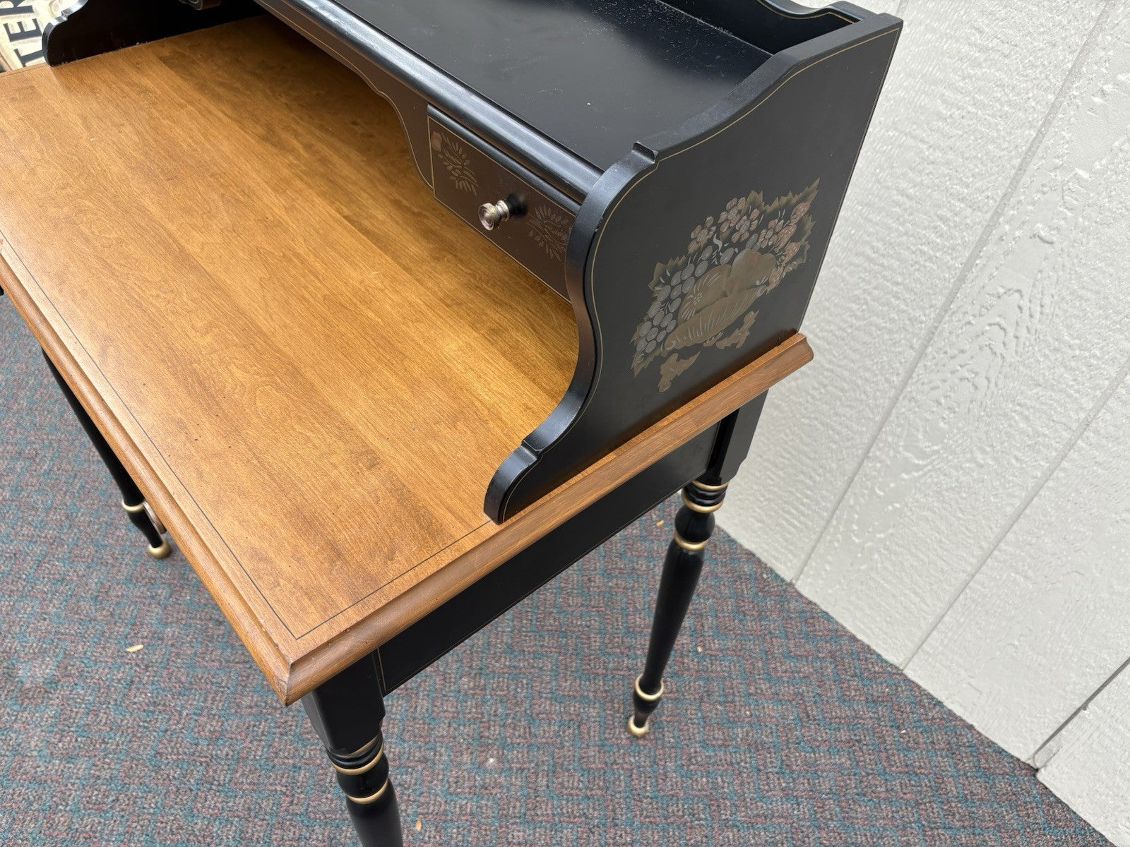 67129 ETHAN ALLEN Office Stenciled Office Desk