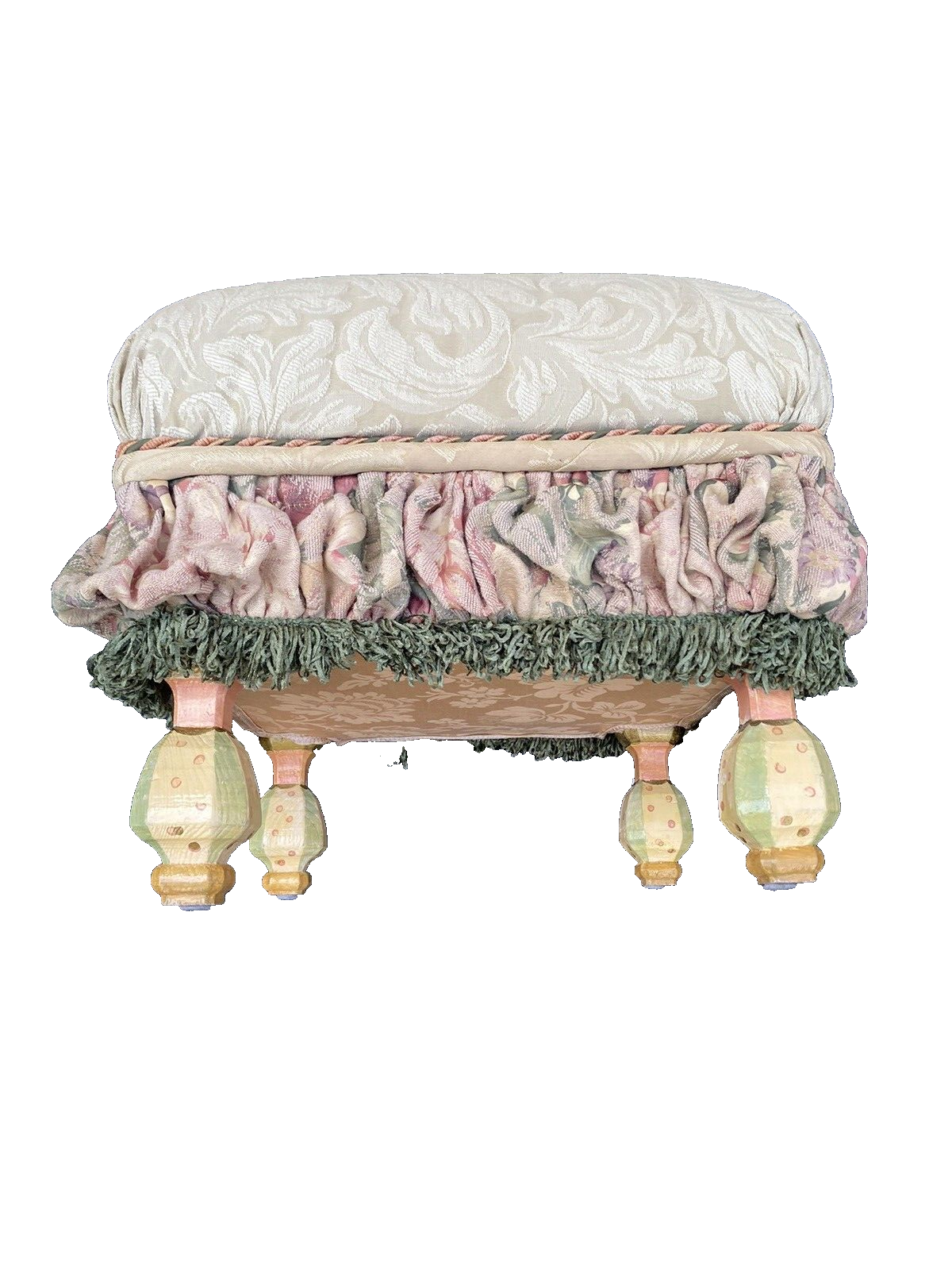 65780   MAKENZIE CHILDS ??? Ottoman Footstool Bench