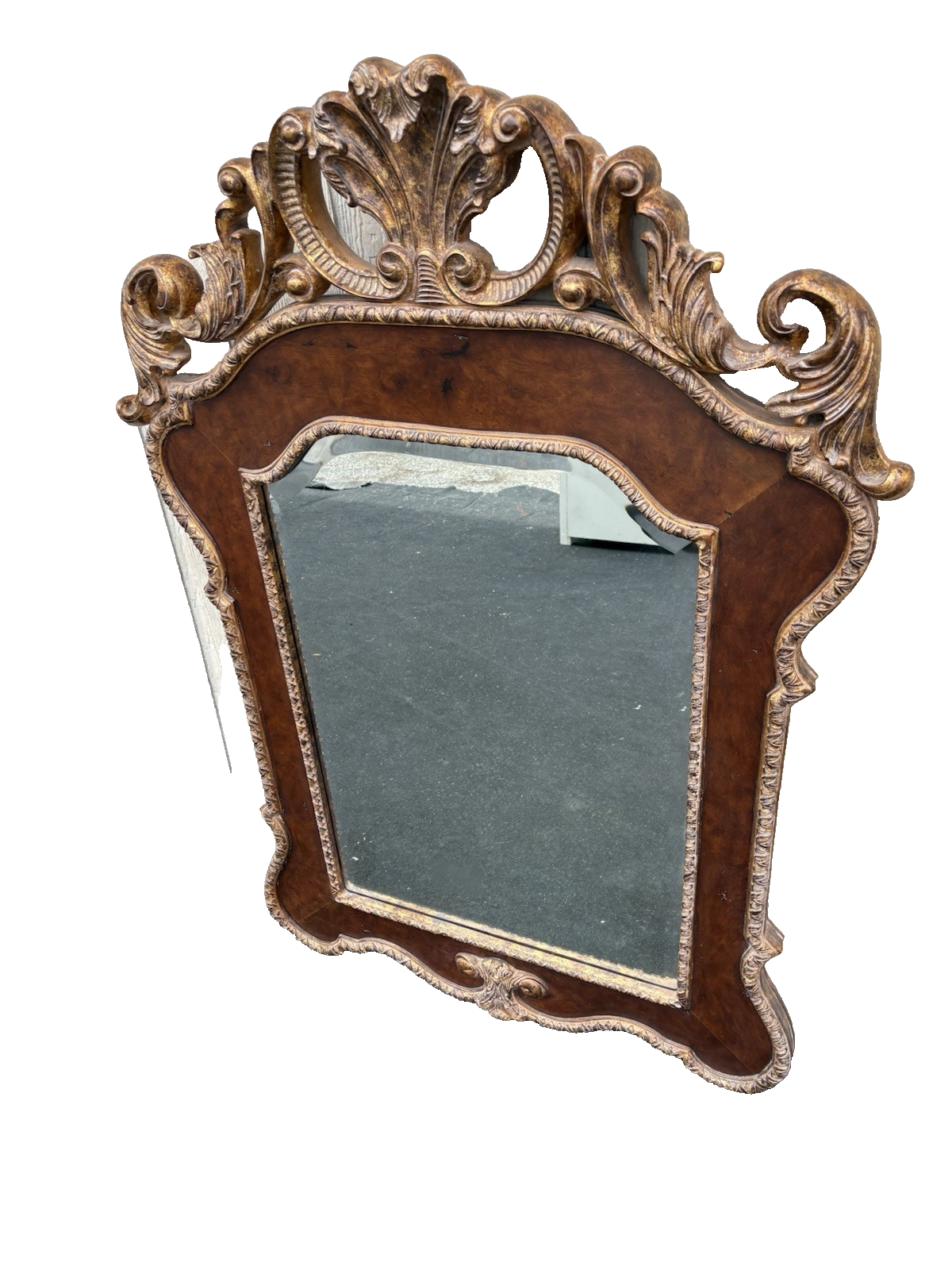 66765  Large Decorator Chippendale Beveled Mirror