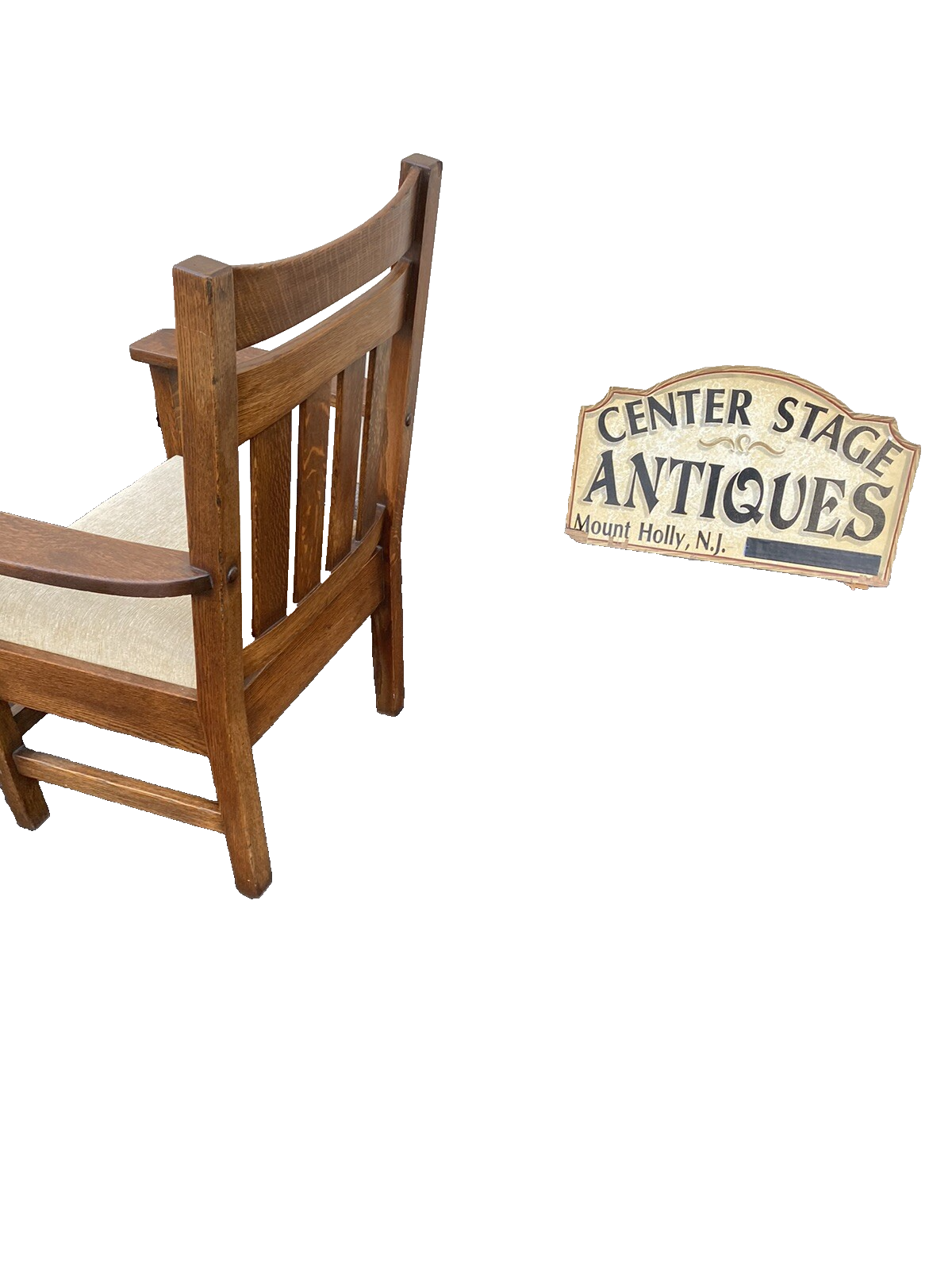 66188  Antique Mission Arts and Crafts Stickley ?? Arm Chair