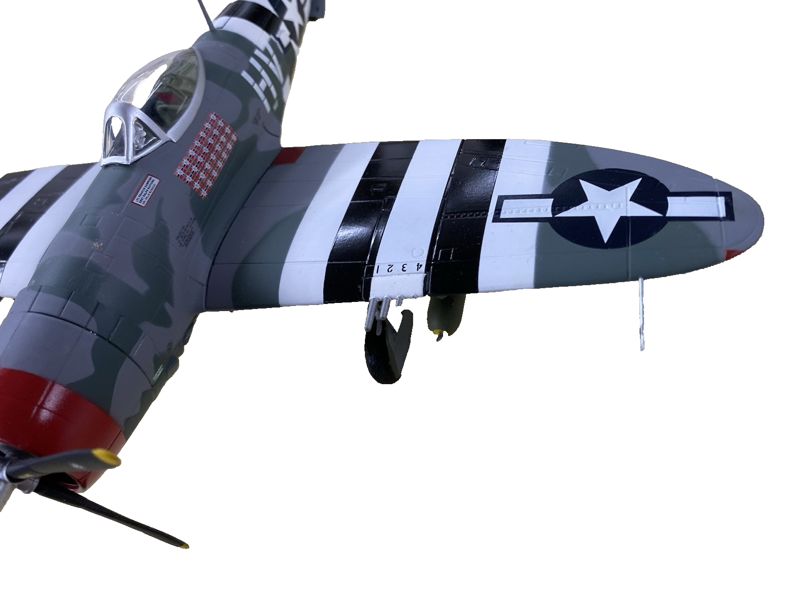 ES 204 P 47 Thunderbolt WW11  Franklin Mint  Airplane Plane B11B295148