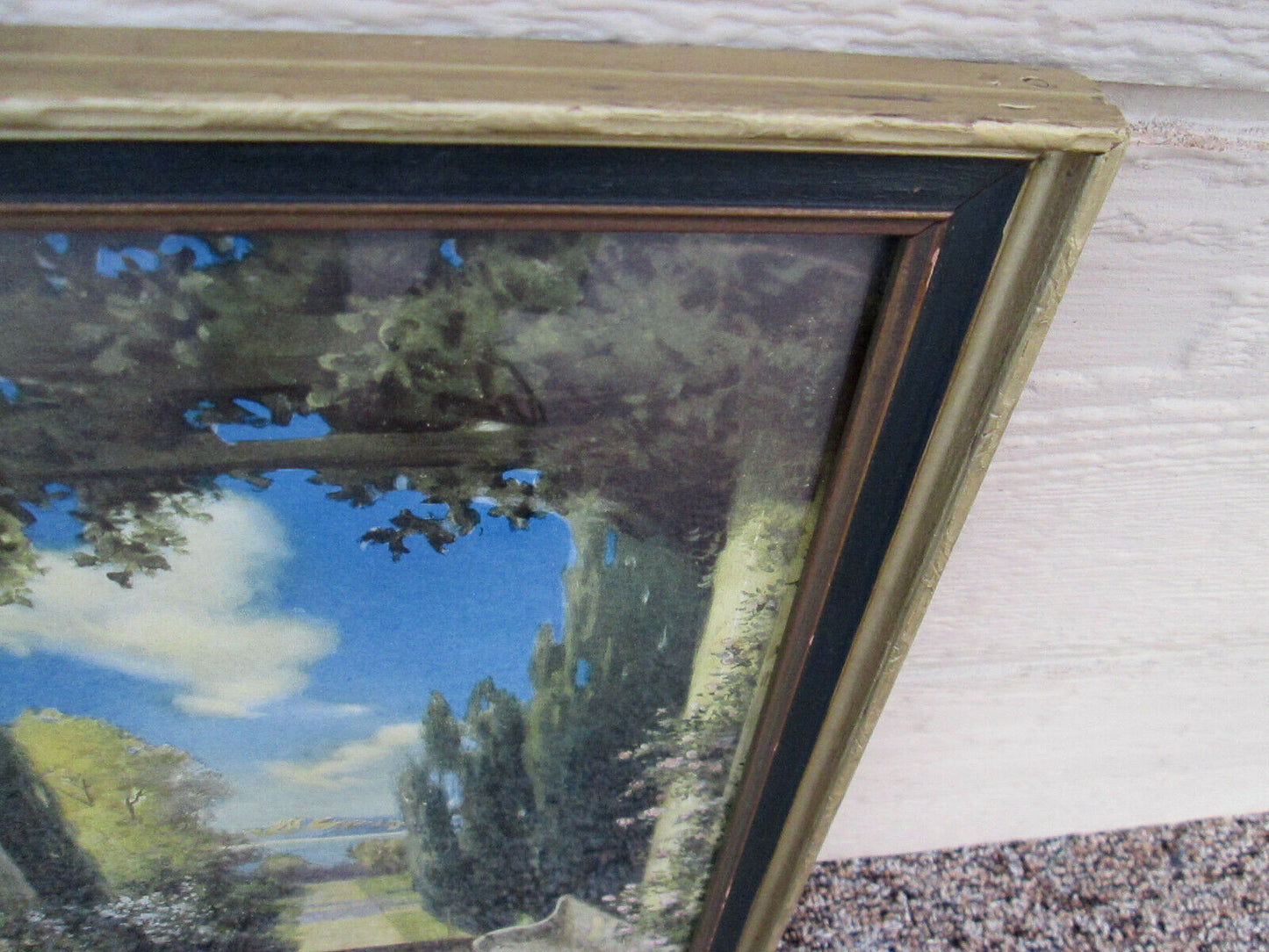 ART 20:   Atkinson Fox Print in Deco Picture Frame