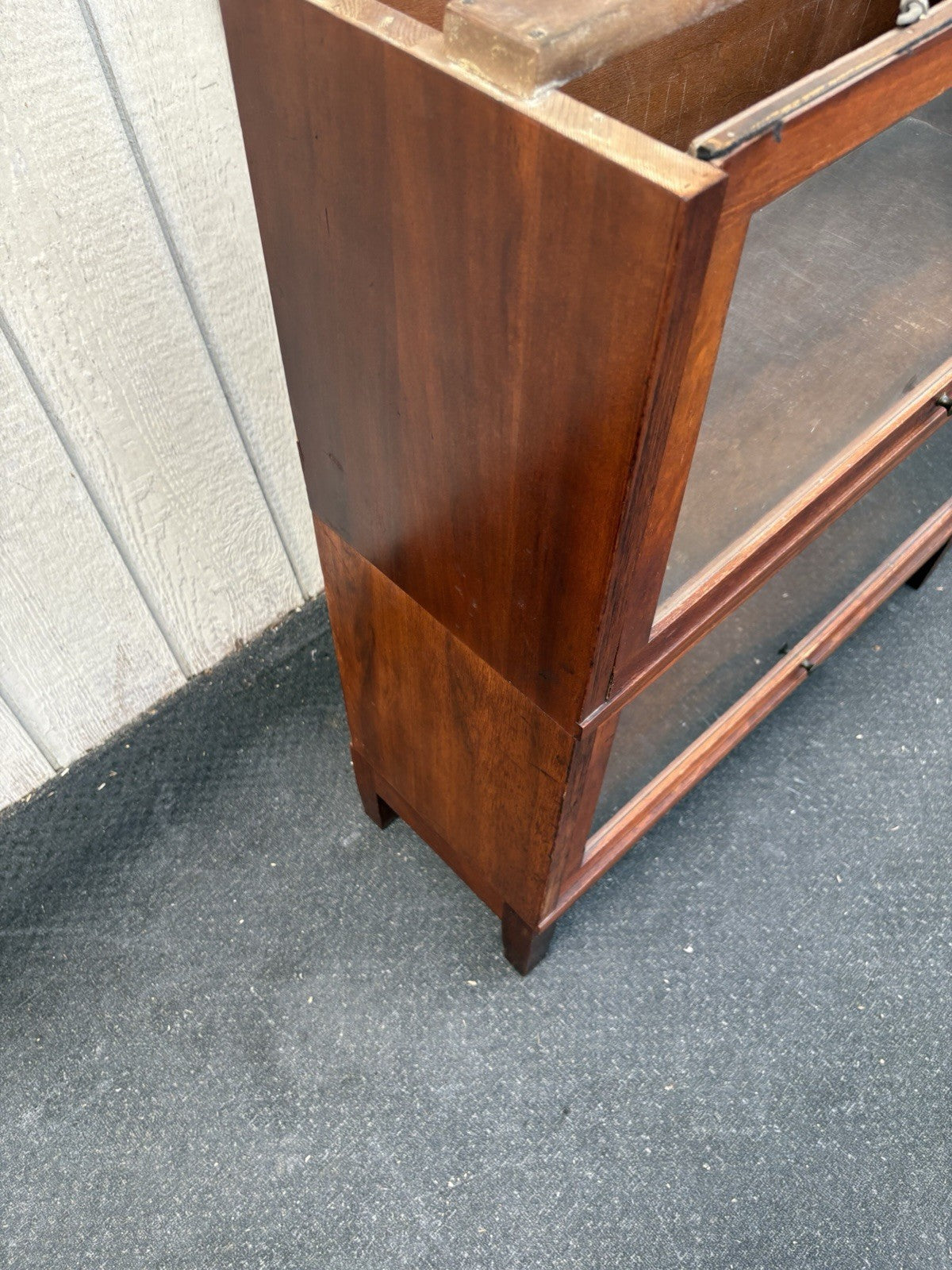 66759  GLOBE WERNICKE Mahogany Stacking bookcase