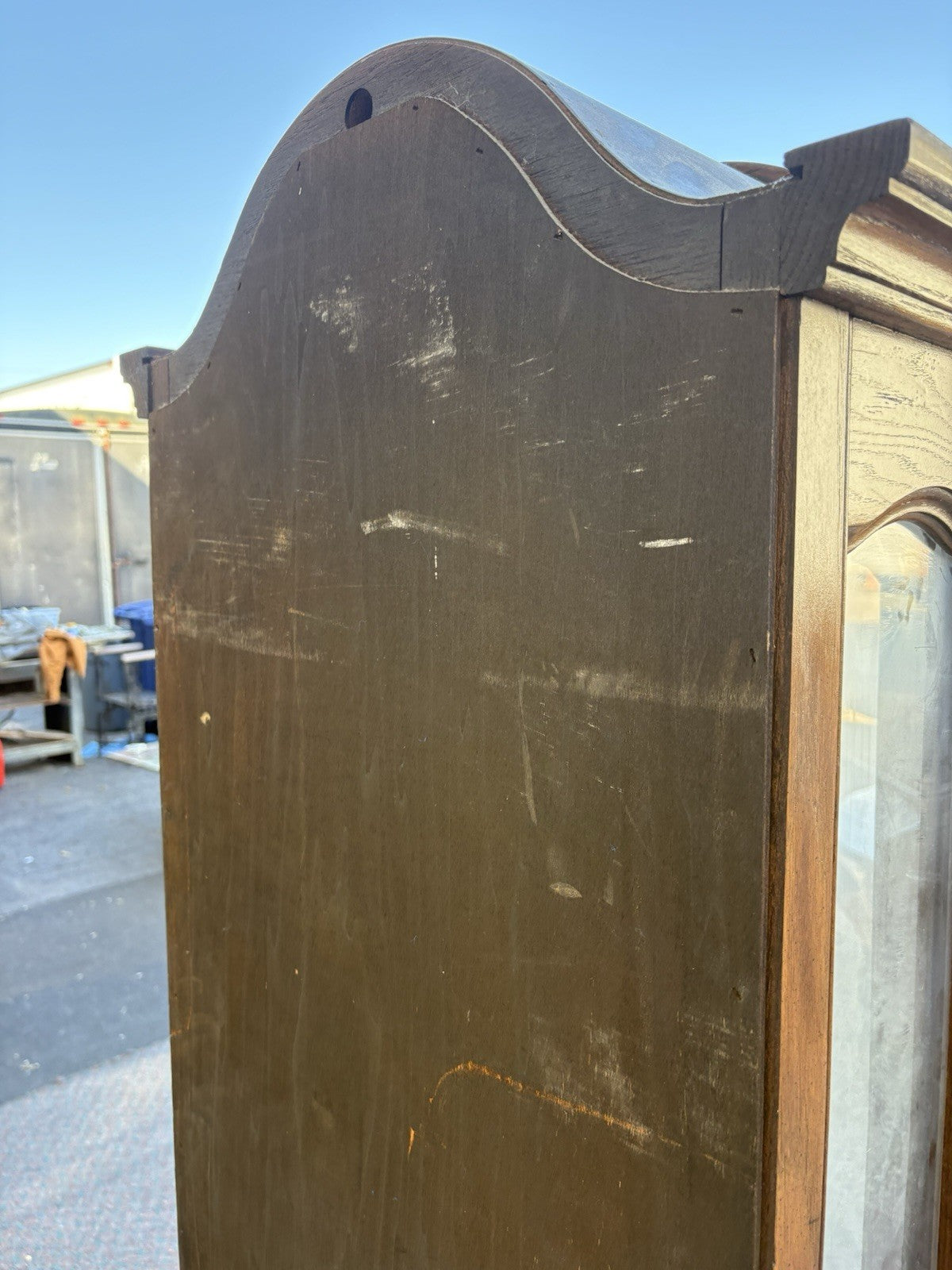 67099 Oak Curio China Cabinet