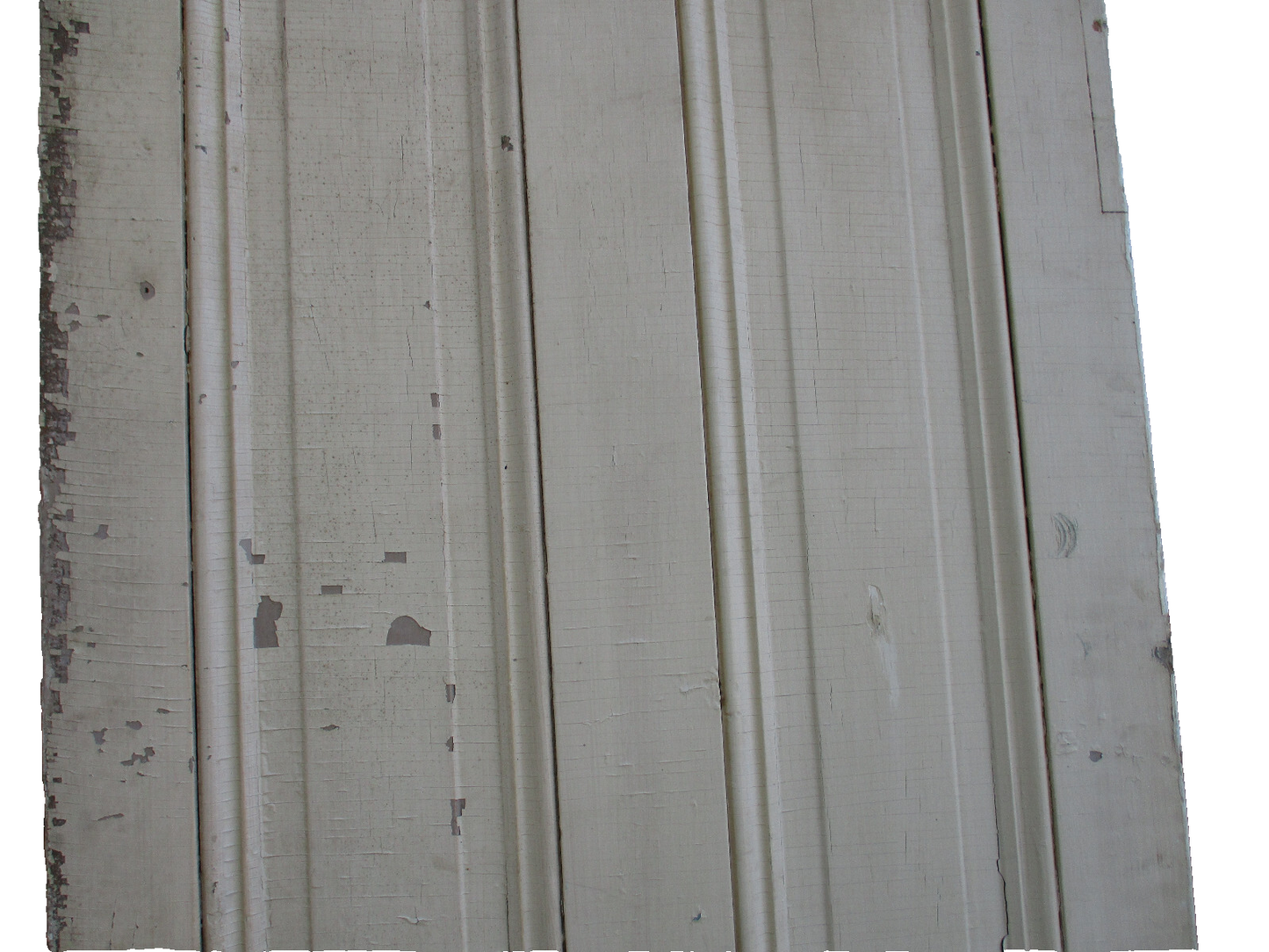 DOOR 08:    Antique  Raised Paneled Victorian Wood  Door 31" x 88 1/2"H