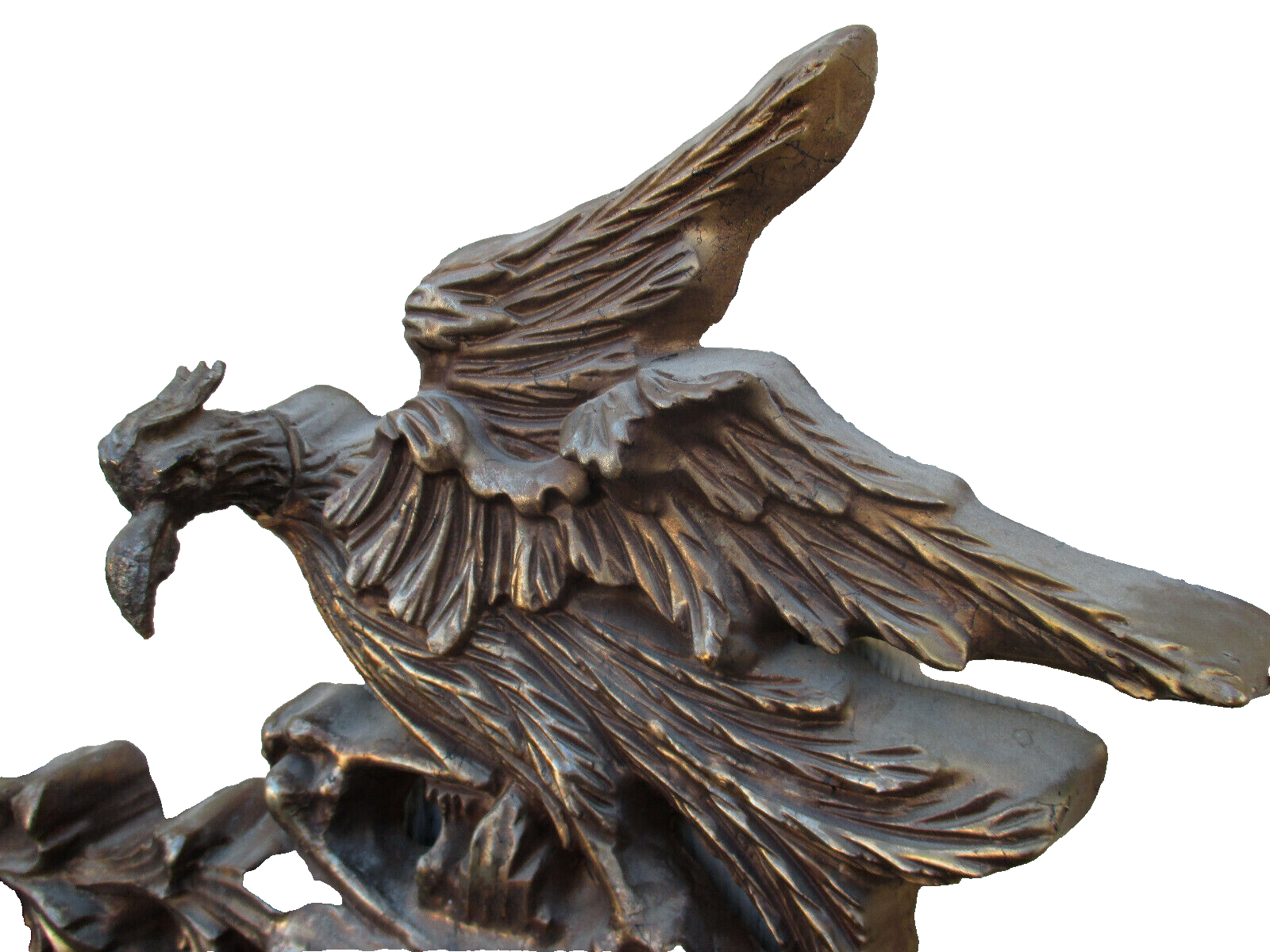 62412 Large Fancy Decorator Mirror with Dragon Bird Figure