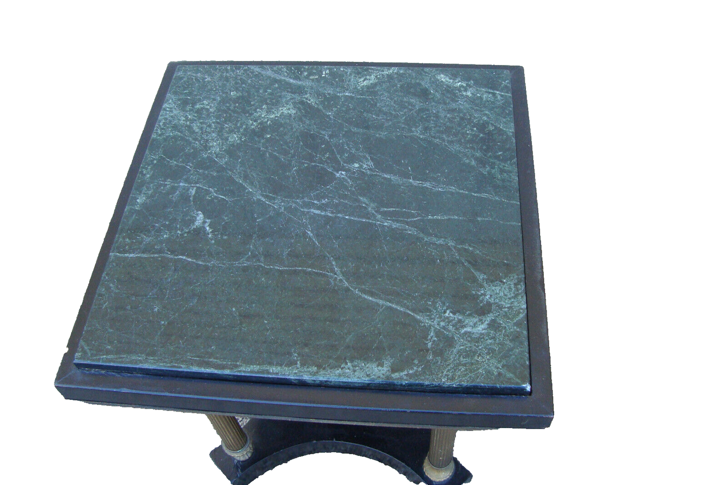 60919 Pair Quality Modern  Metal and Marble Lamp Table  Coffee Table Stand s