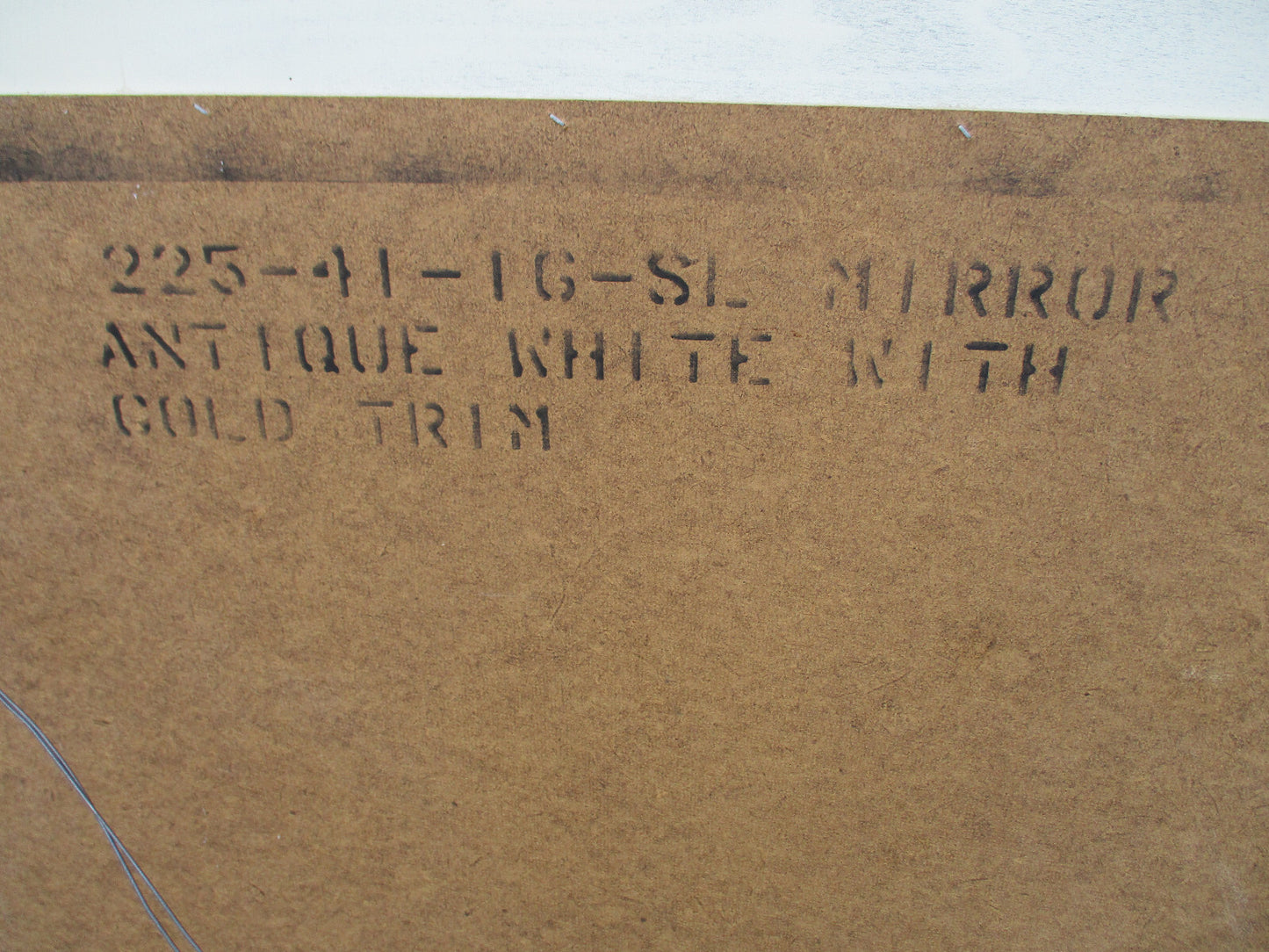 63272 Hand Painted Artist Signed Tall Decorator Mirror  Quality Made