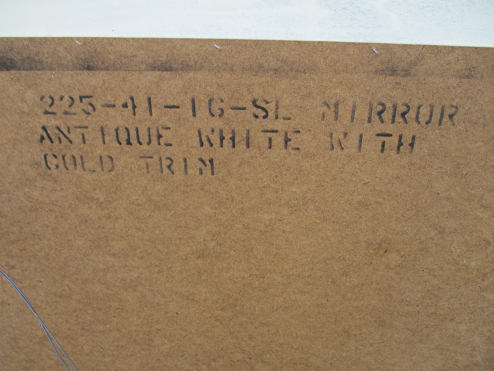 63272 Hand Painted Artist Signed Tall Decorator Mirror  Quality Made