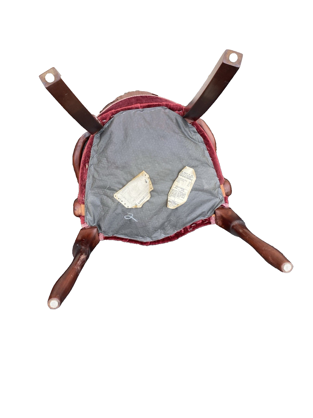 66628 Pair KIMBALL Furniture Mahogany Victorian style Armchair Chair s