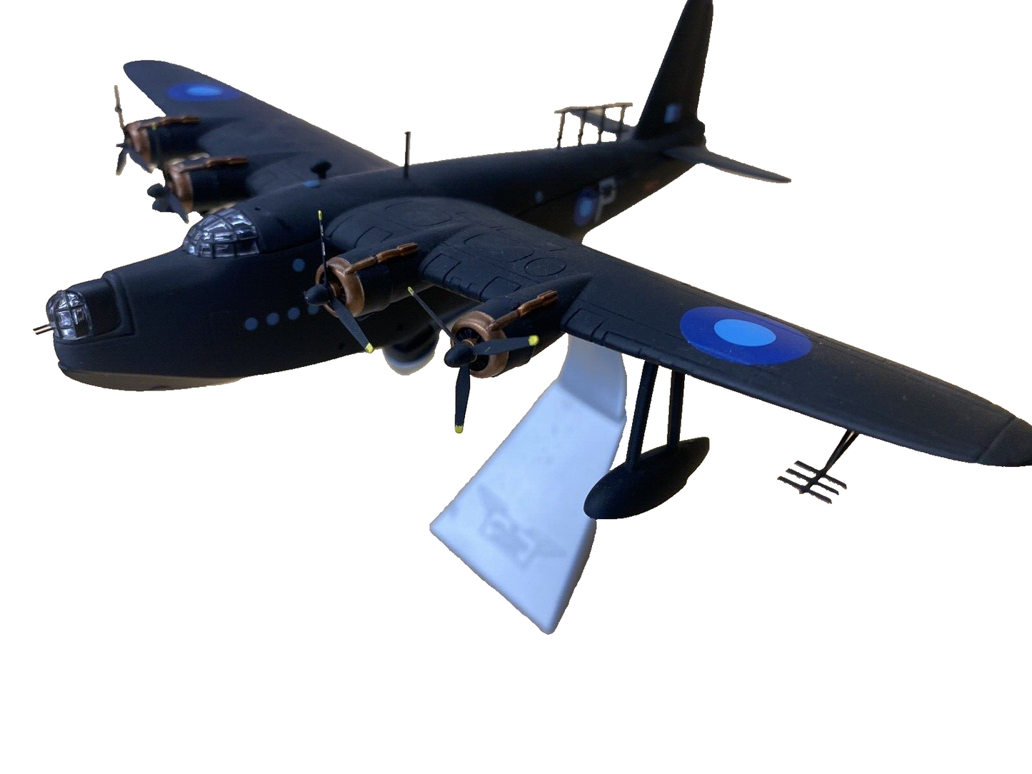ES 1001 Black Diecast Military Airplane Plane