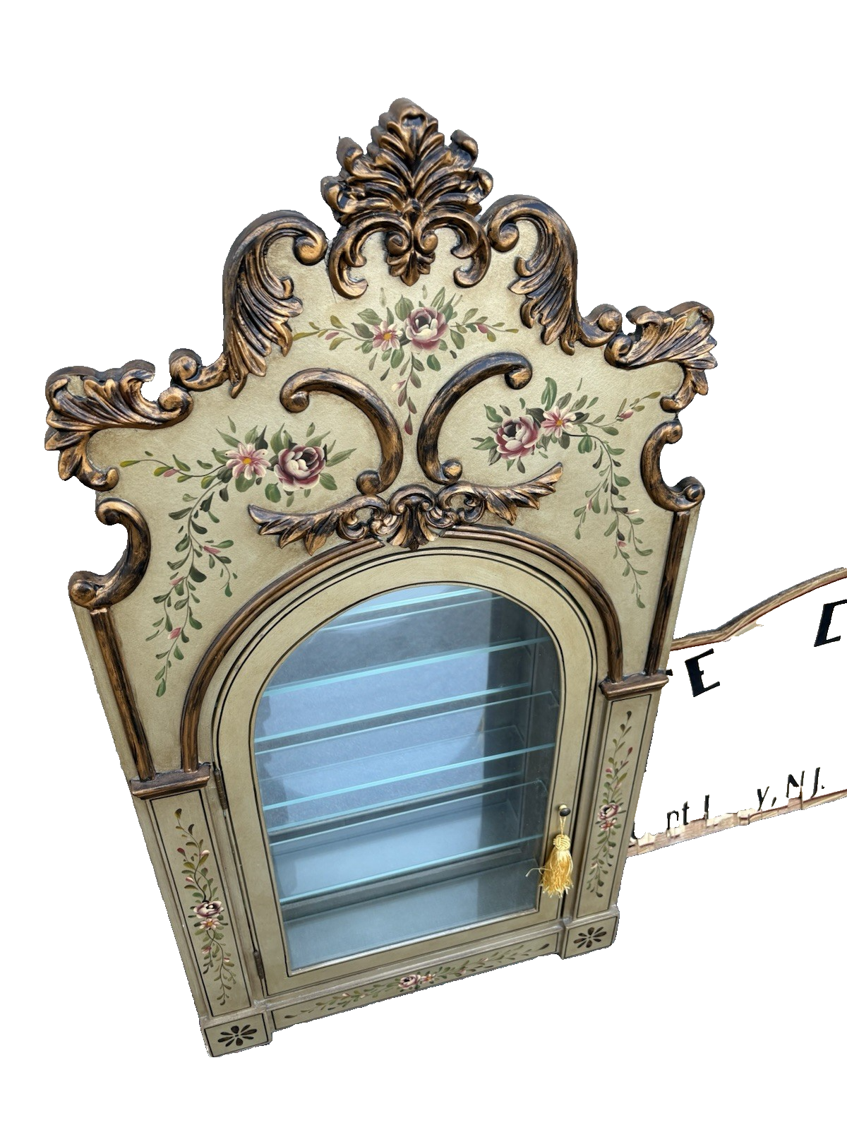 65549 Decorator Whatnot Wall Shelf Curio Etergie