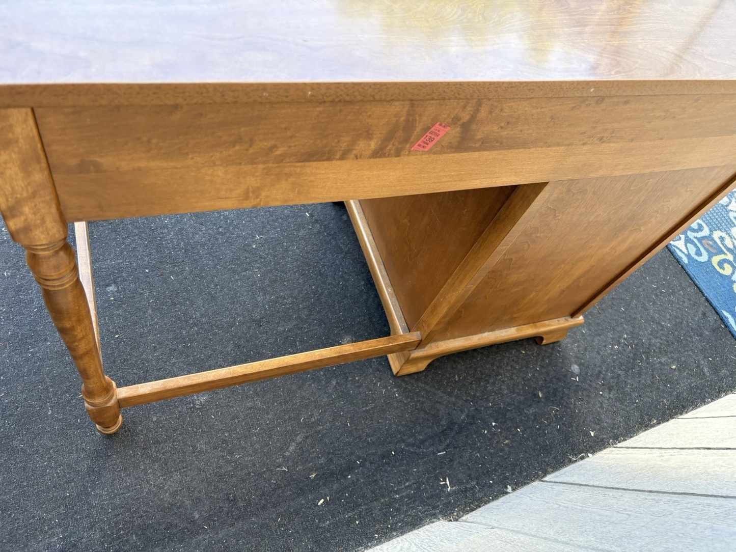 66812  ETHAN ALLEN Maple Office Desk Vanity