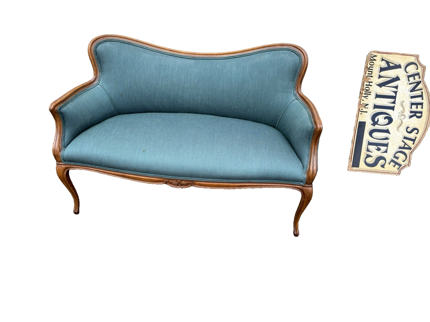 66920  French Provincial Loveseat Sofa Settee Couch