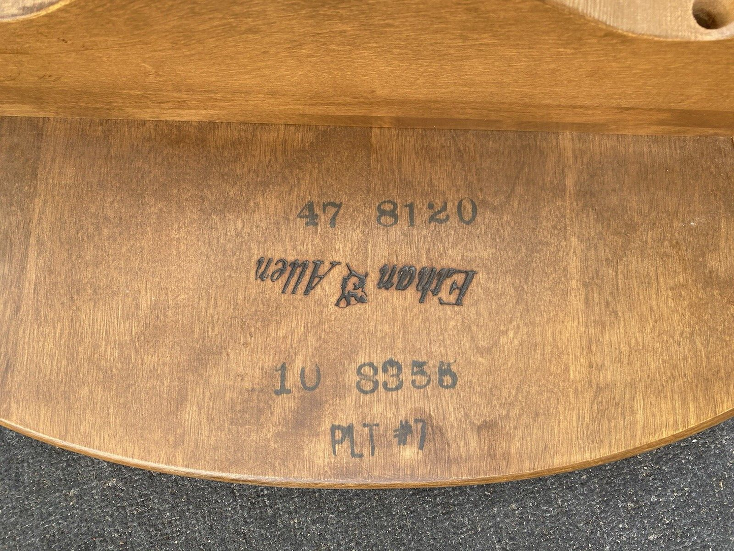 65793 ETHAN ALLEN Maple Dropside Lamp Table Stand