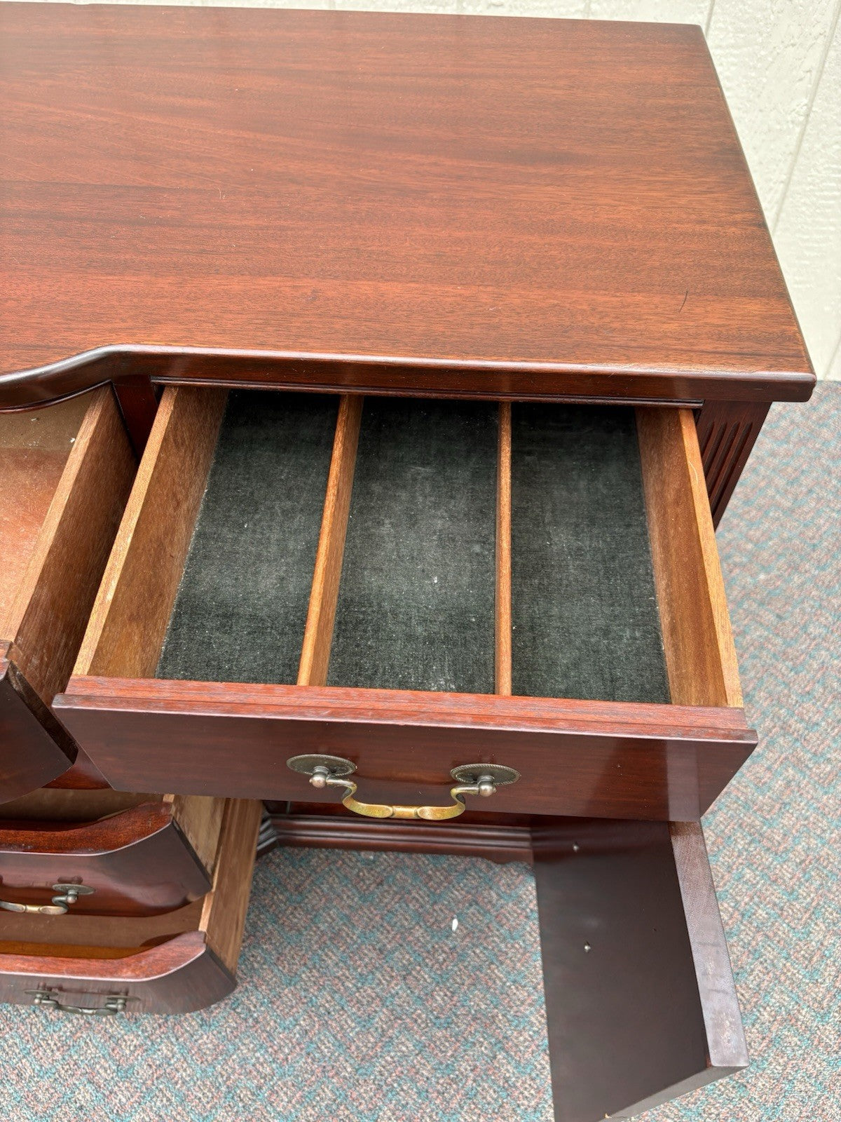 67123 Solid Mahogany Buffet Sideboard Server Cabinet