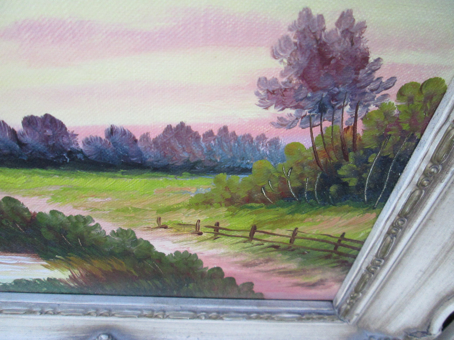 55162  Pair Mid Century French Oil Painting ARTIST  Signed  BOHILUM ??