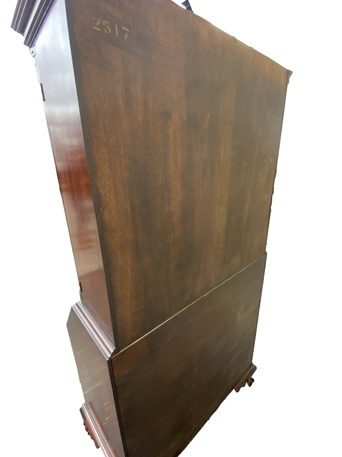 66430 VANLEIGH Furniture Custom Hand Made Secretary Desk w/ Bookcase Top