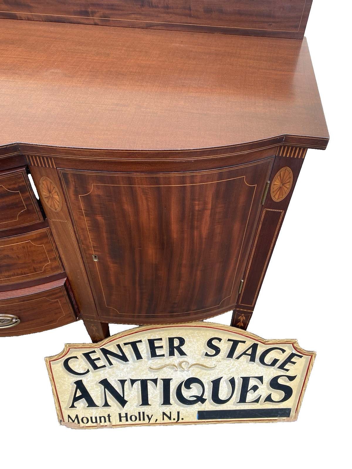 66402 POTTHAST Brothers Custom Hand Made Inlaid  Sideboard Server Cabinet