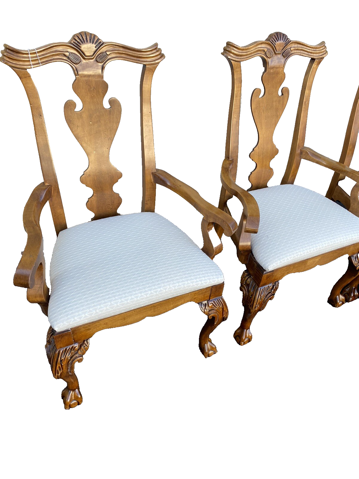 65119 Set of 8 Century Furniture Chippendale Dining Chair s