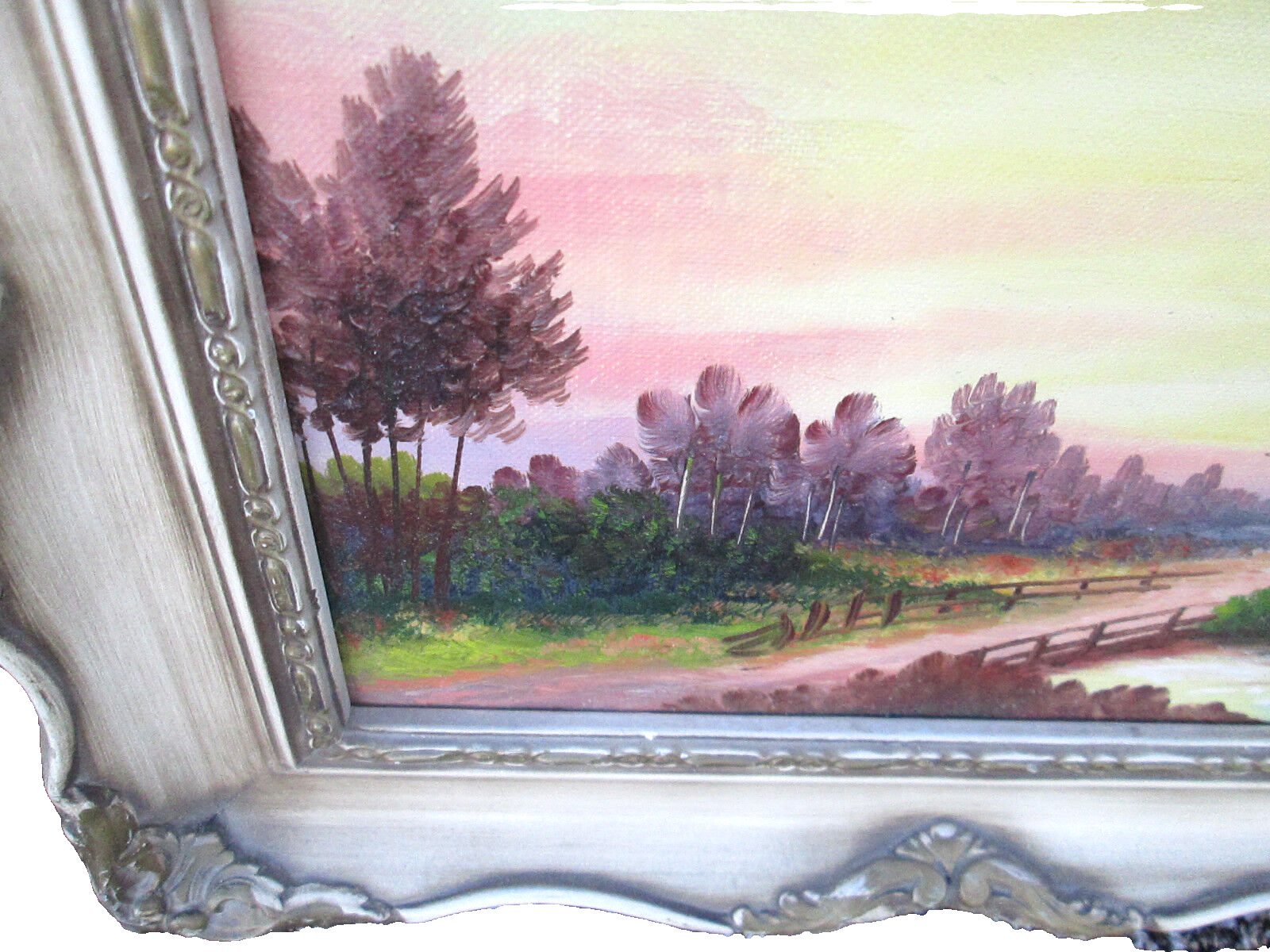 55162  Pair Mid Century French Oil Painting ARTIST  Signed  BOHILUM ??