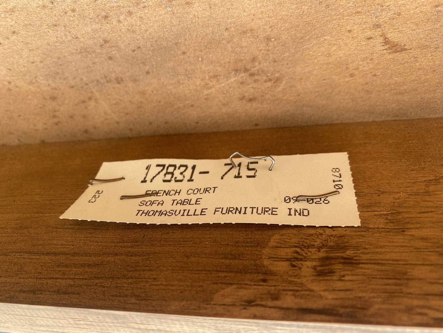 64590    PAIR    THOMASVILLE French Country Sideboard Console Table s