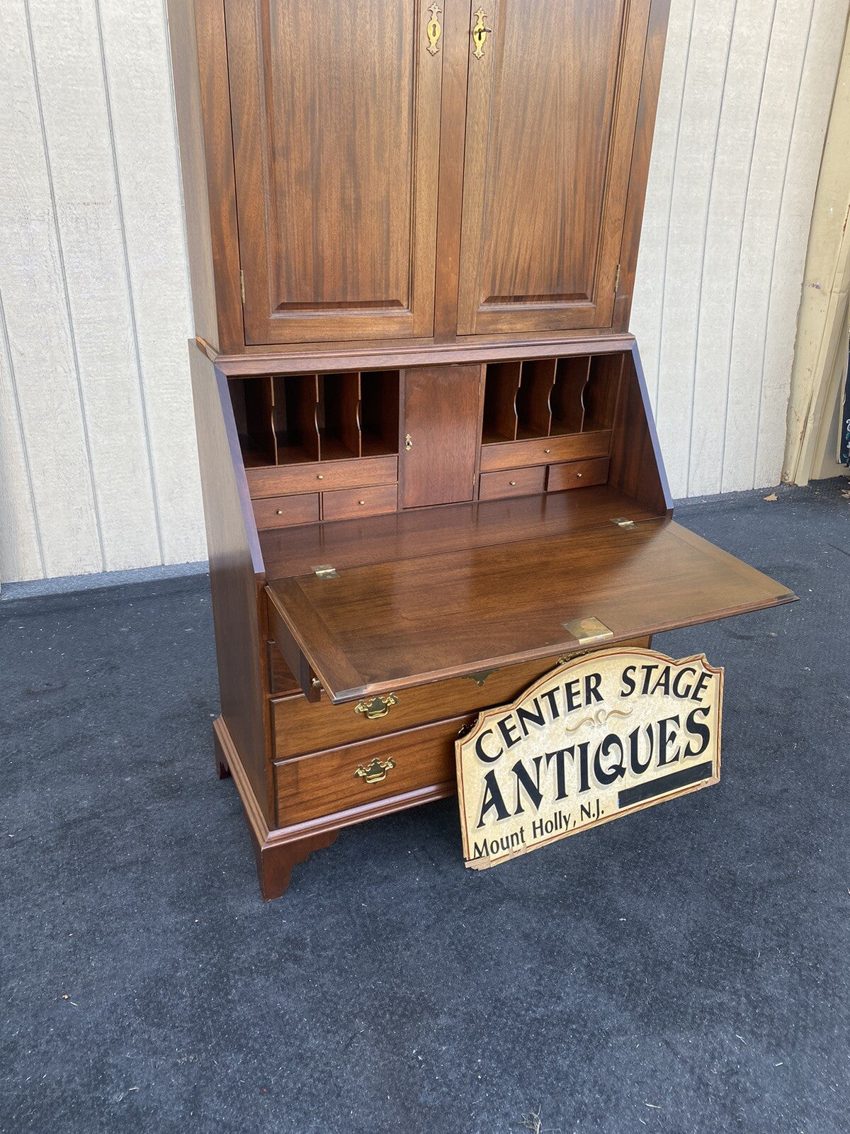 66608   Custom Hand Made Secretary Desk JOSEPH HOFF 1982