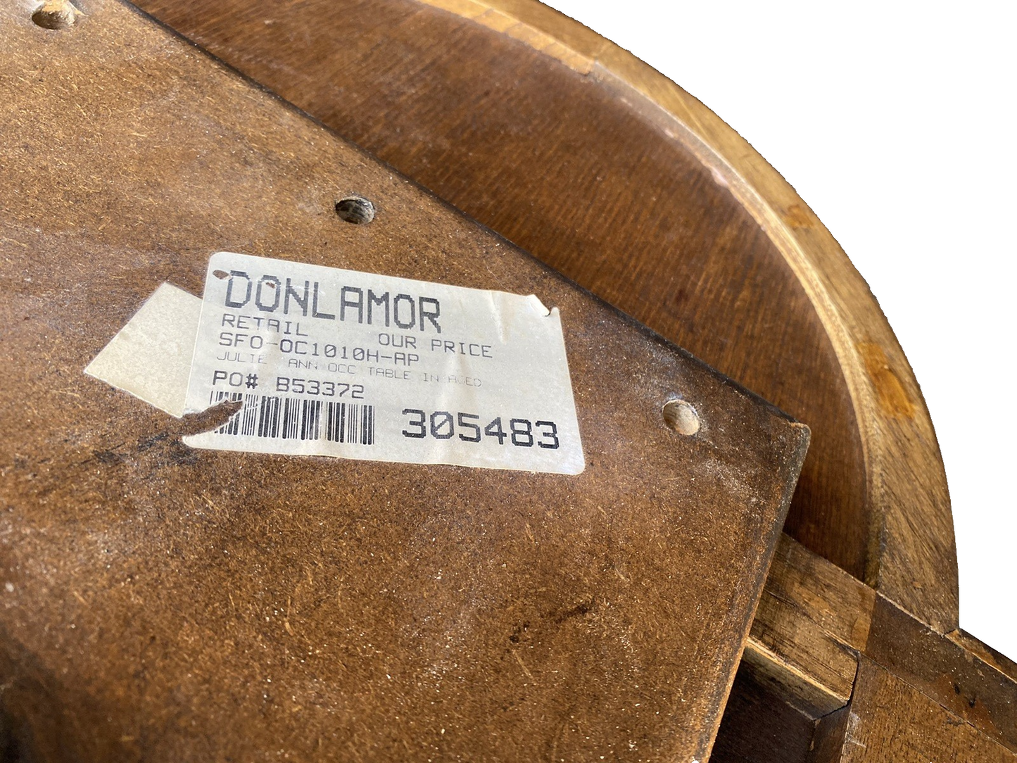 66360   Custom Hand Made Lamp Table Stand DONLAMOR