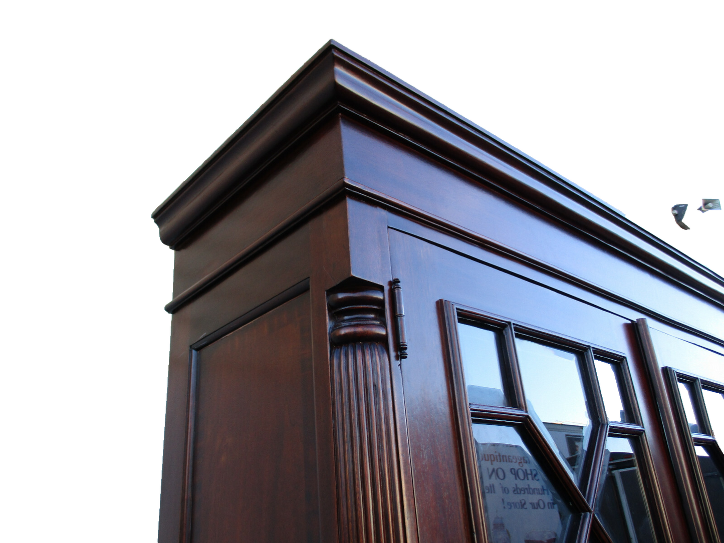 62867 Mahogany Curio China Cabinet