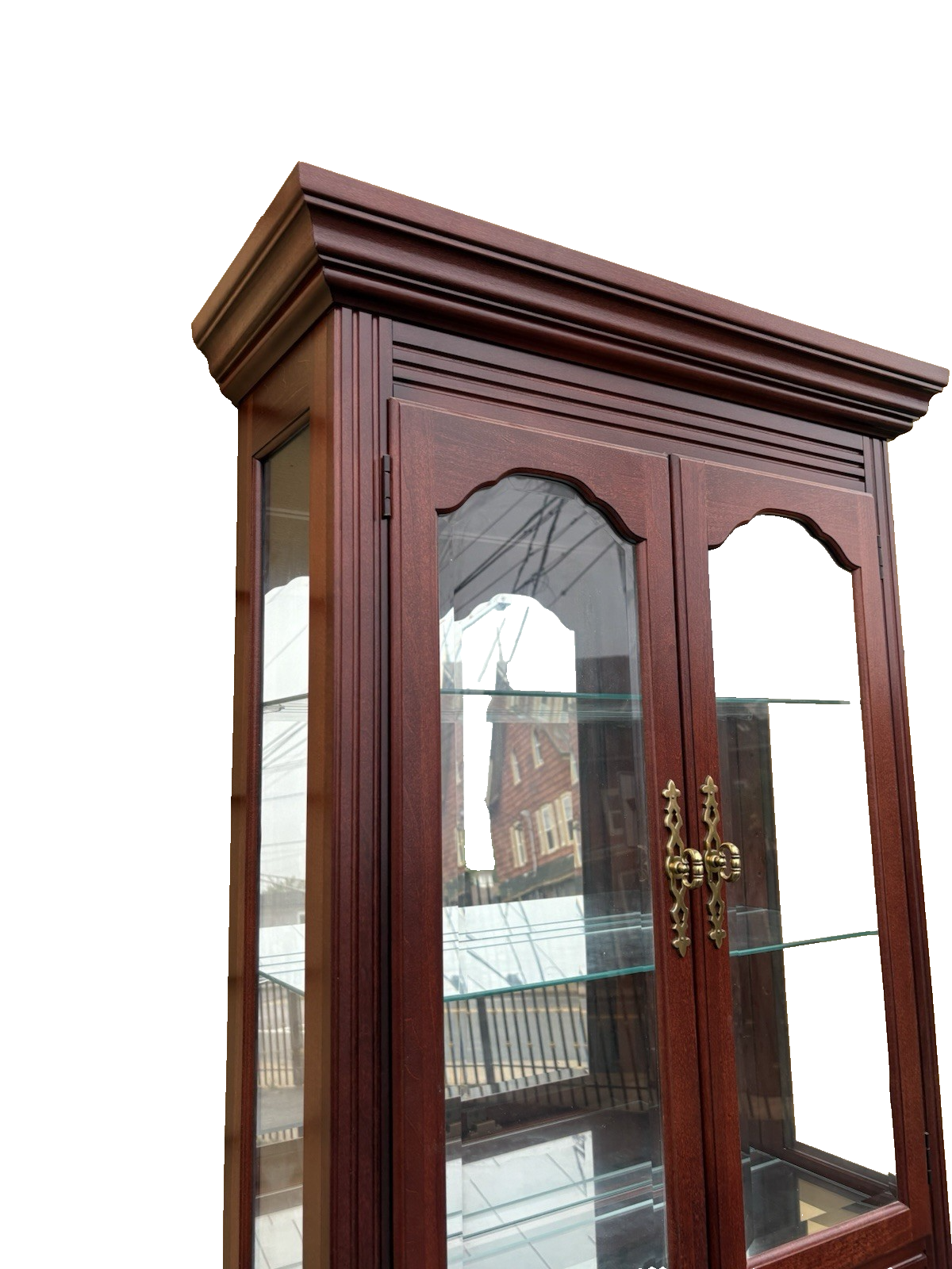 66689 Mahogany  PULASKI Furniture 4 Door Curio China Cabinet