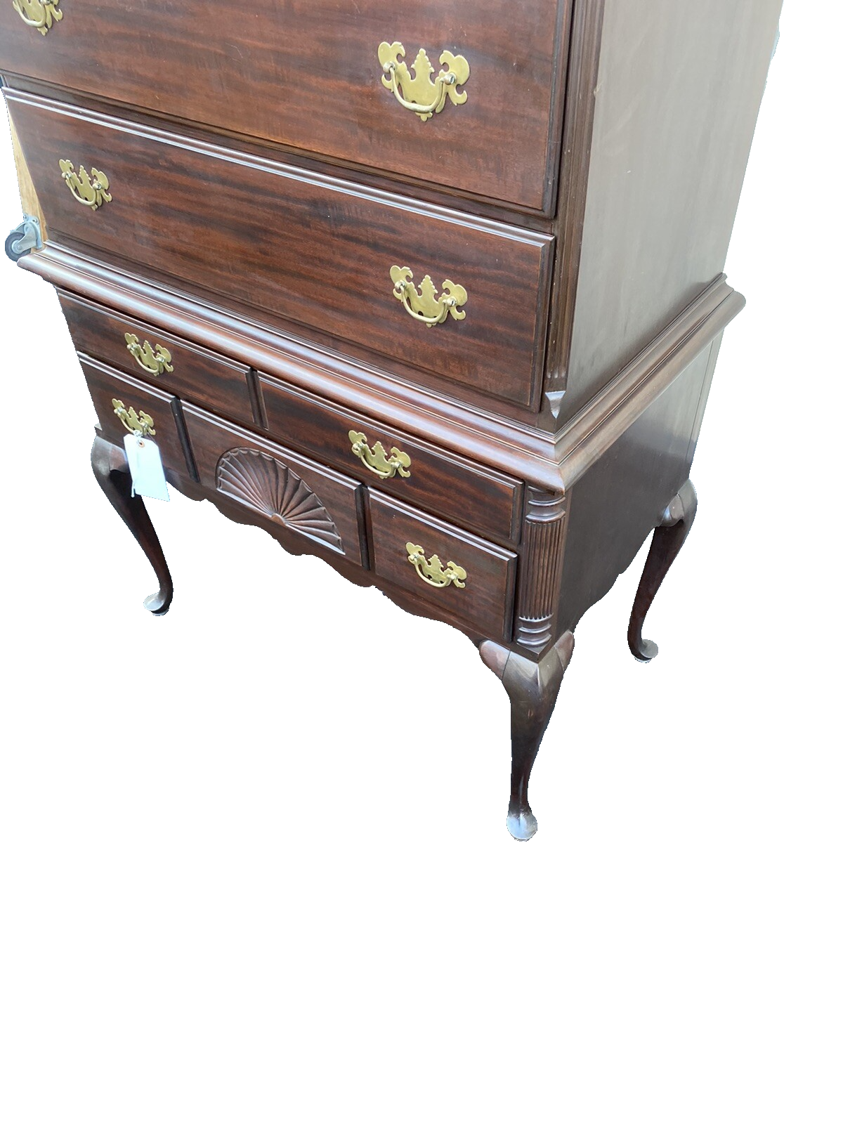 66361  Mahogany Van Sciver High Boy Dresser