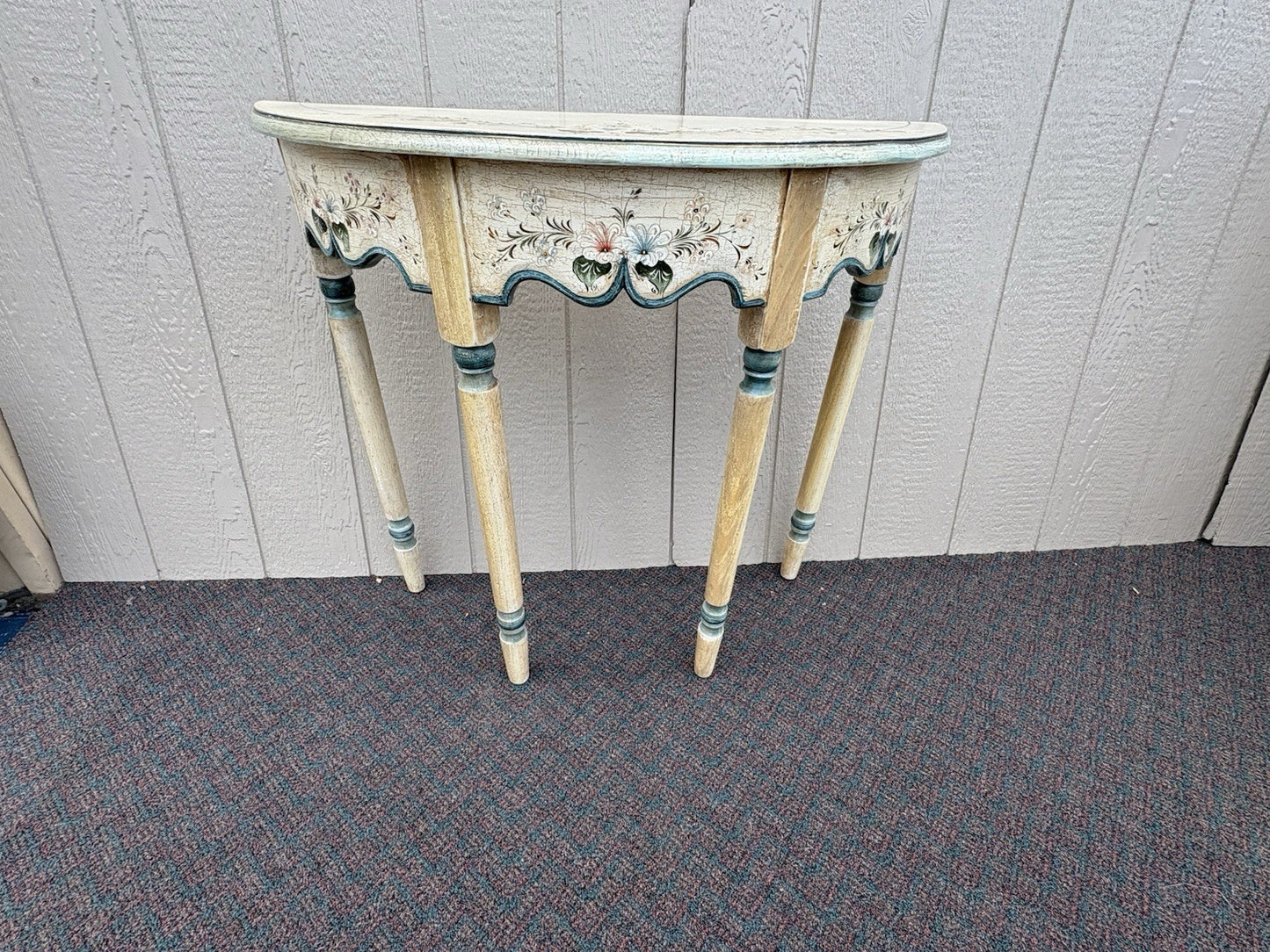 67049 Hand Painted Console Table Stand Sideboard Server