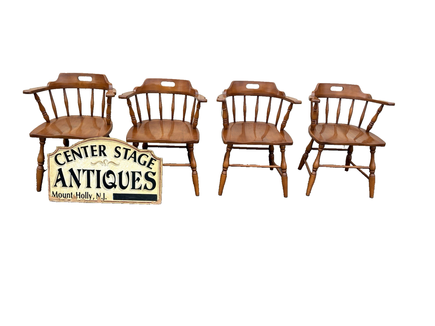 67120 Set 4 Solid Maple Dining Armchair s Chair s