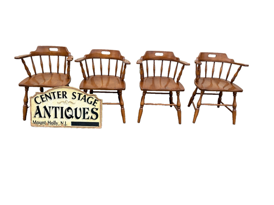 67120 Set 4 Solid Maple Dining Armchair s Chair s