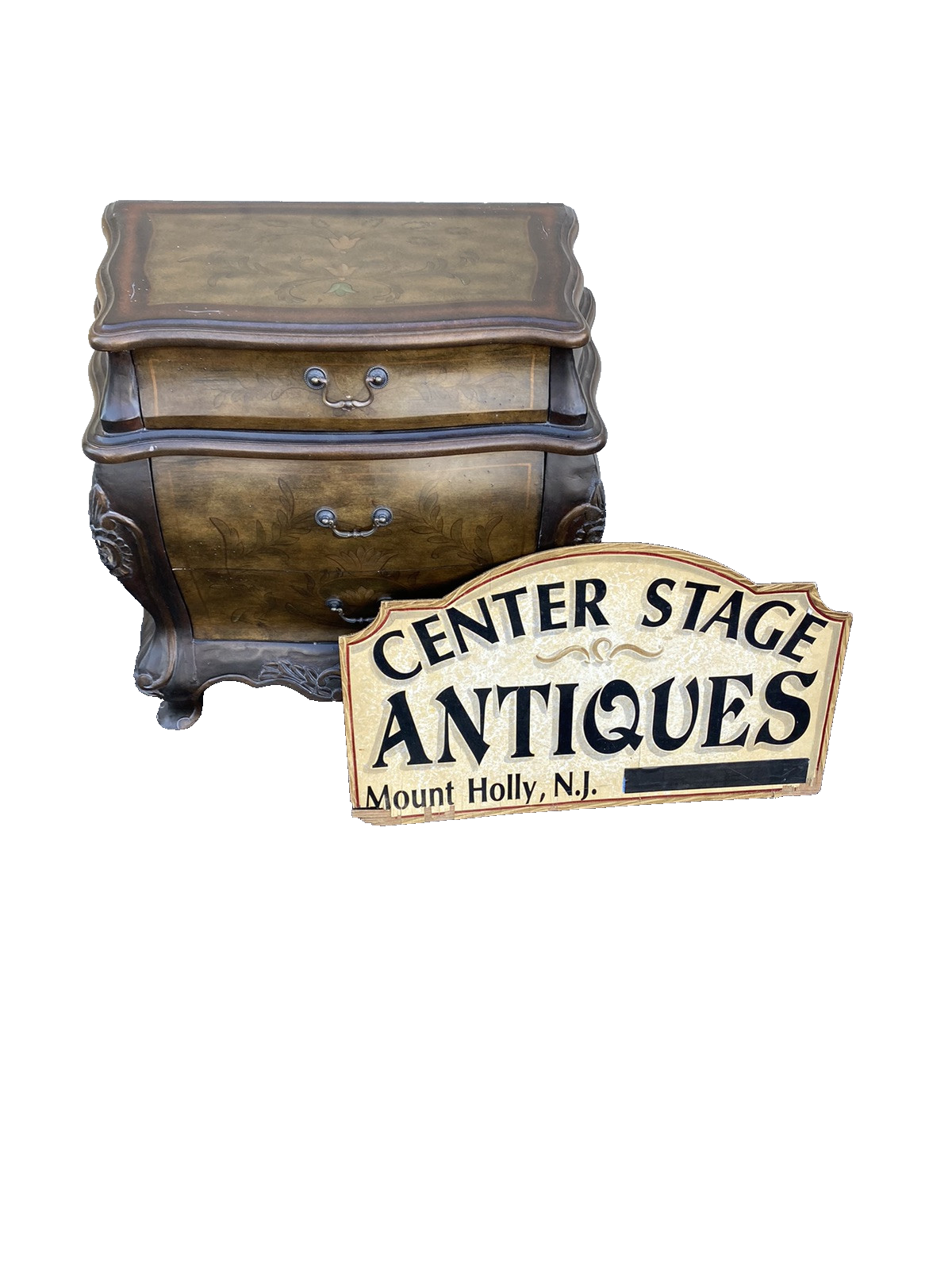 66319 Bombay Nightstand End Table Stand