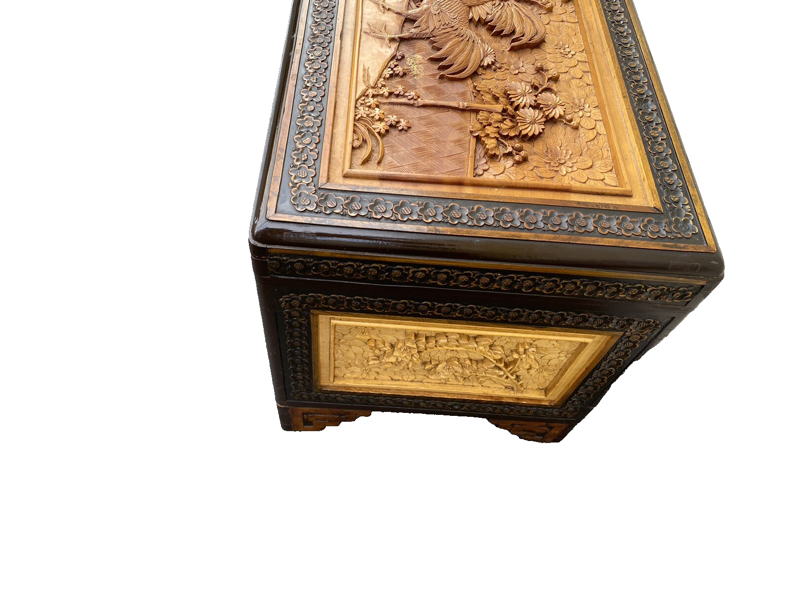 66158    Oriental Blanket Chest Storage Cabinet