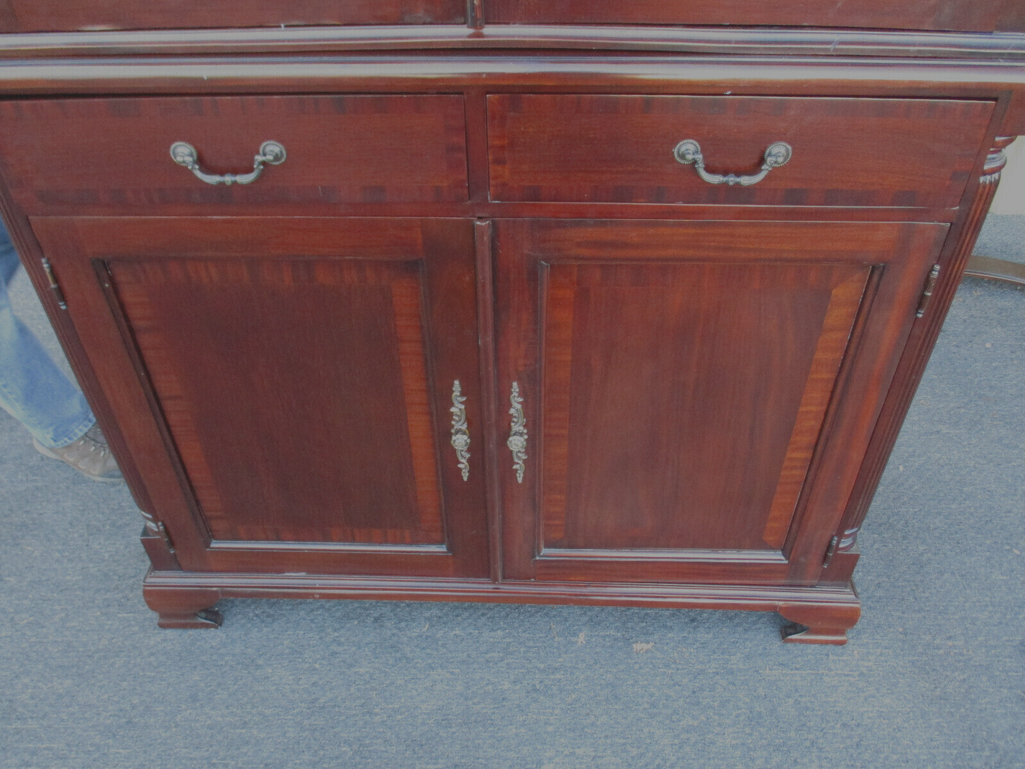 62867 Mahogany Curio China Cabinet