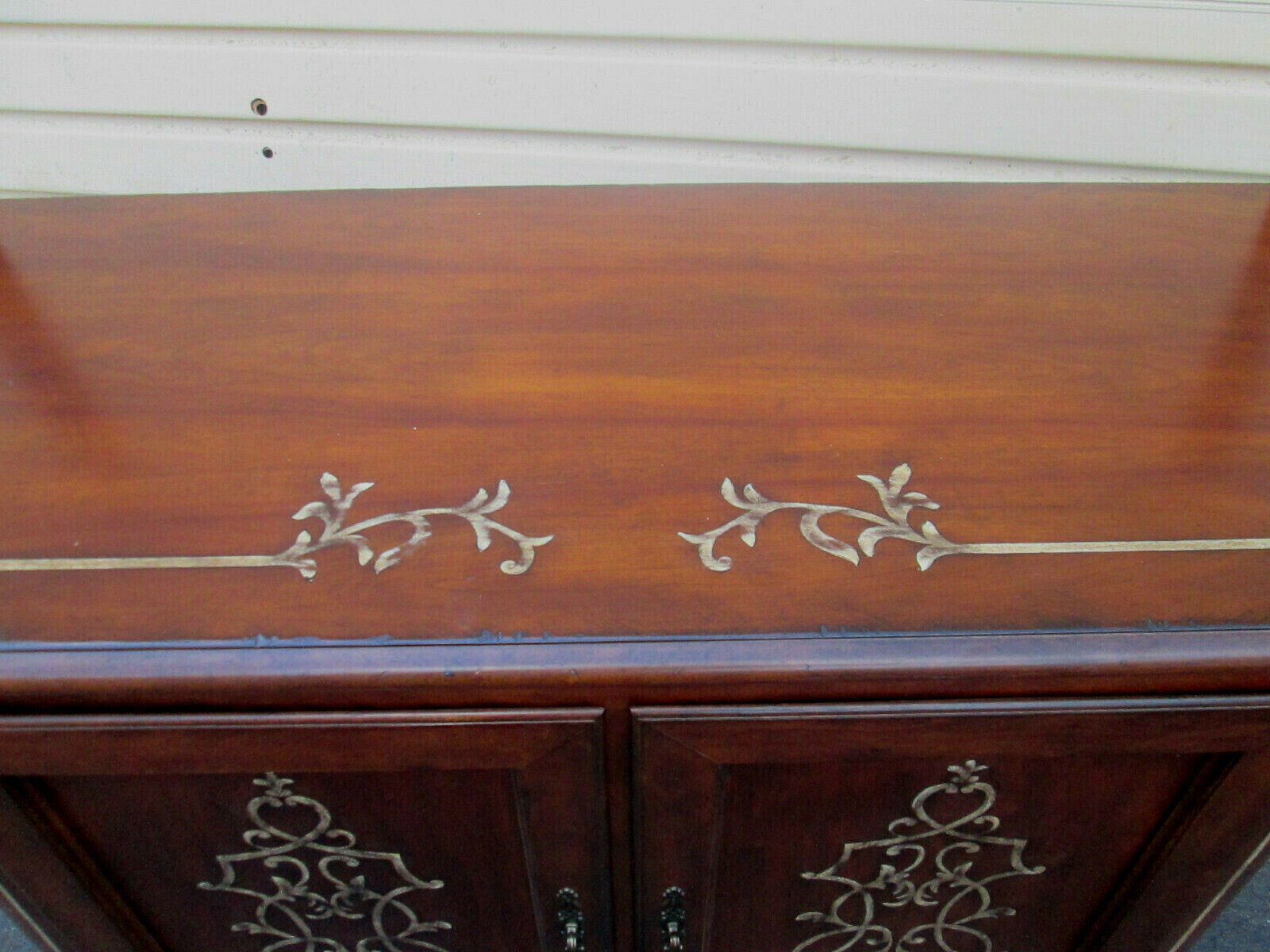 57287 LEXINGTON WAVERLY LARGE SIDEBOARD SERVER CABINET DRESSER W/ MIRROR