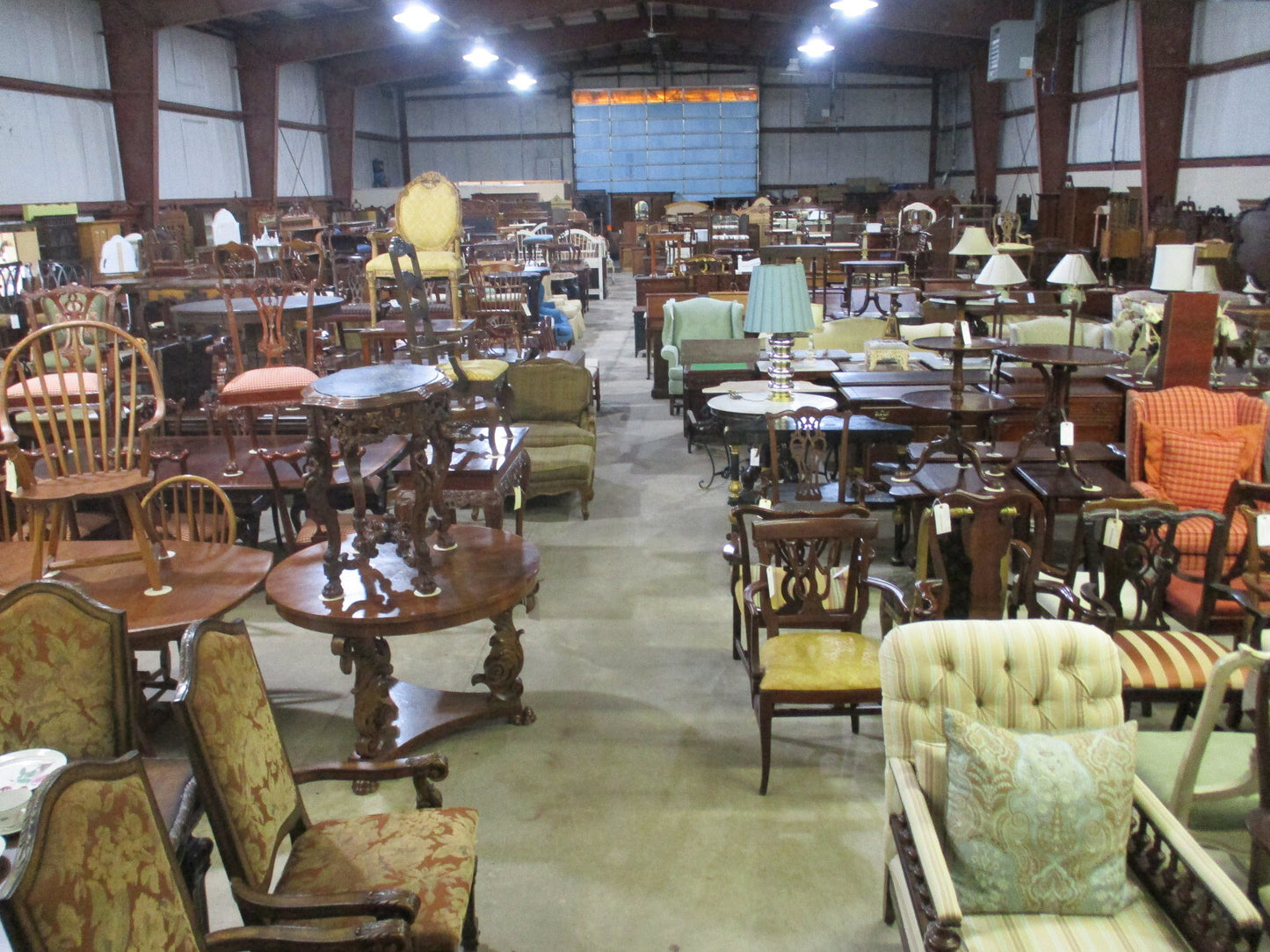 64546 Dixie Inlaid 2 Piece Banded  Mahogany Queen Anne High Boy