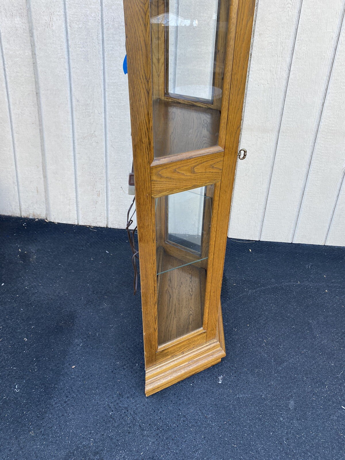 BN 12:    Oak Curio China Cabinet