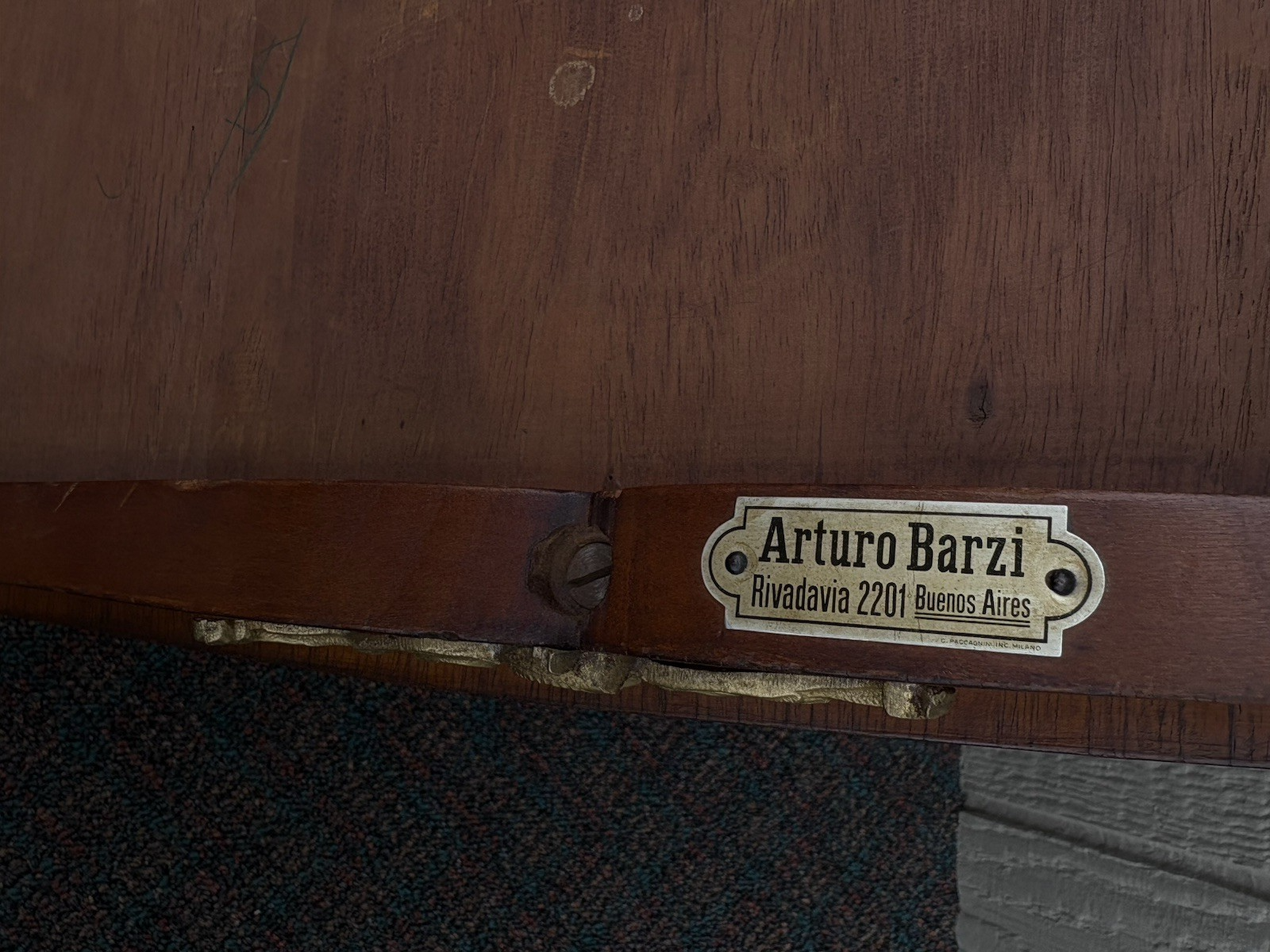 66937 Inlaid  ARTURO BARZI  Louis XV Coffee Table Stand