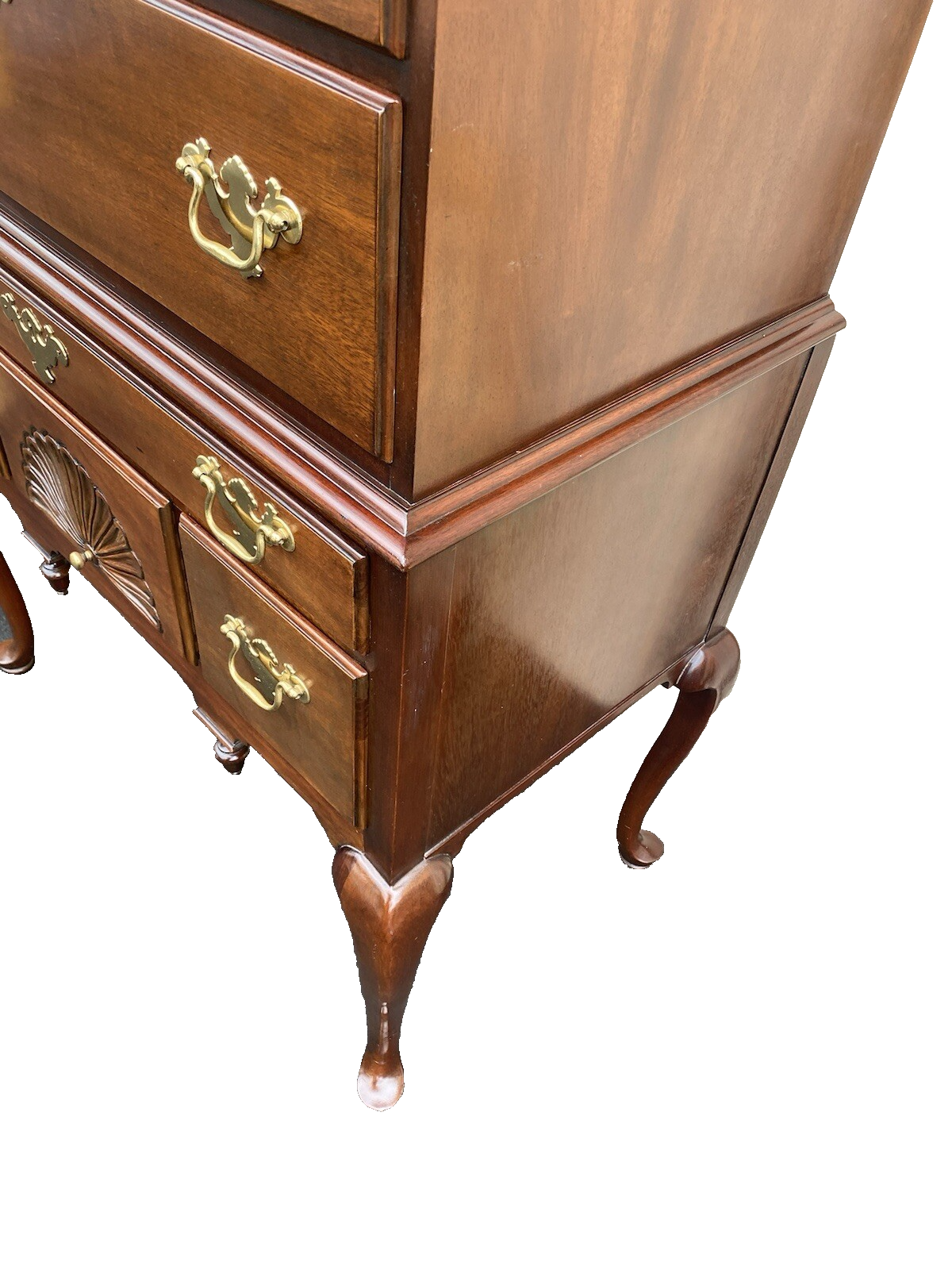 65840  COUNCILL Furniture Mahogany  High Boy Dresser Chest